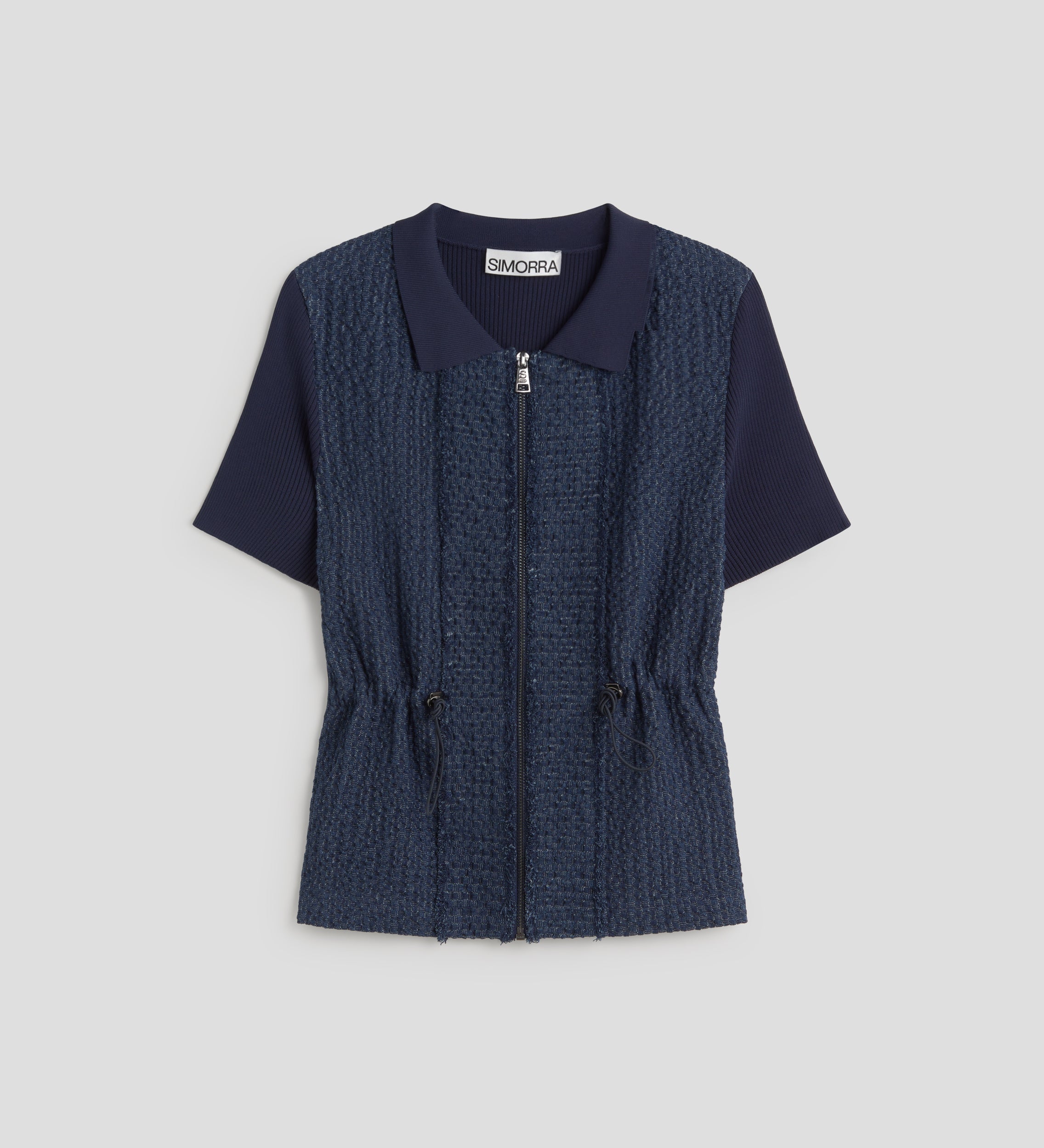 Textured knit jacket