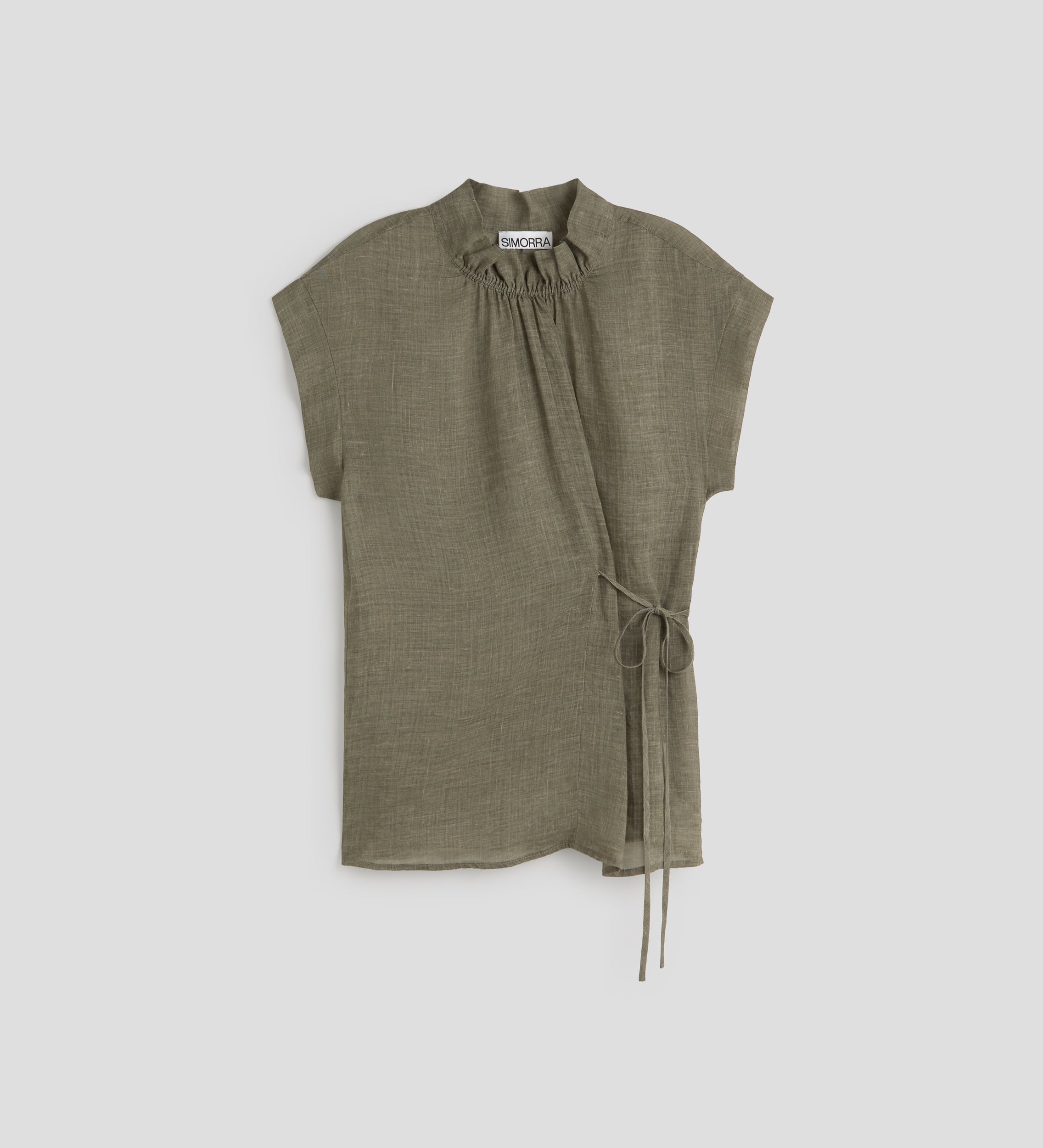 Drop-shoulder top
