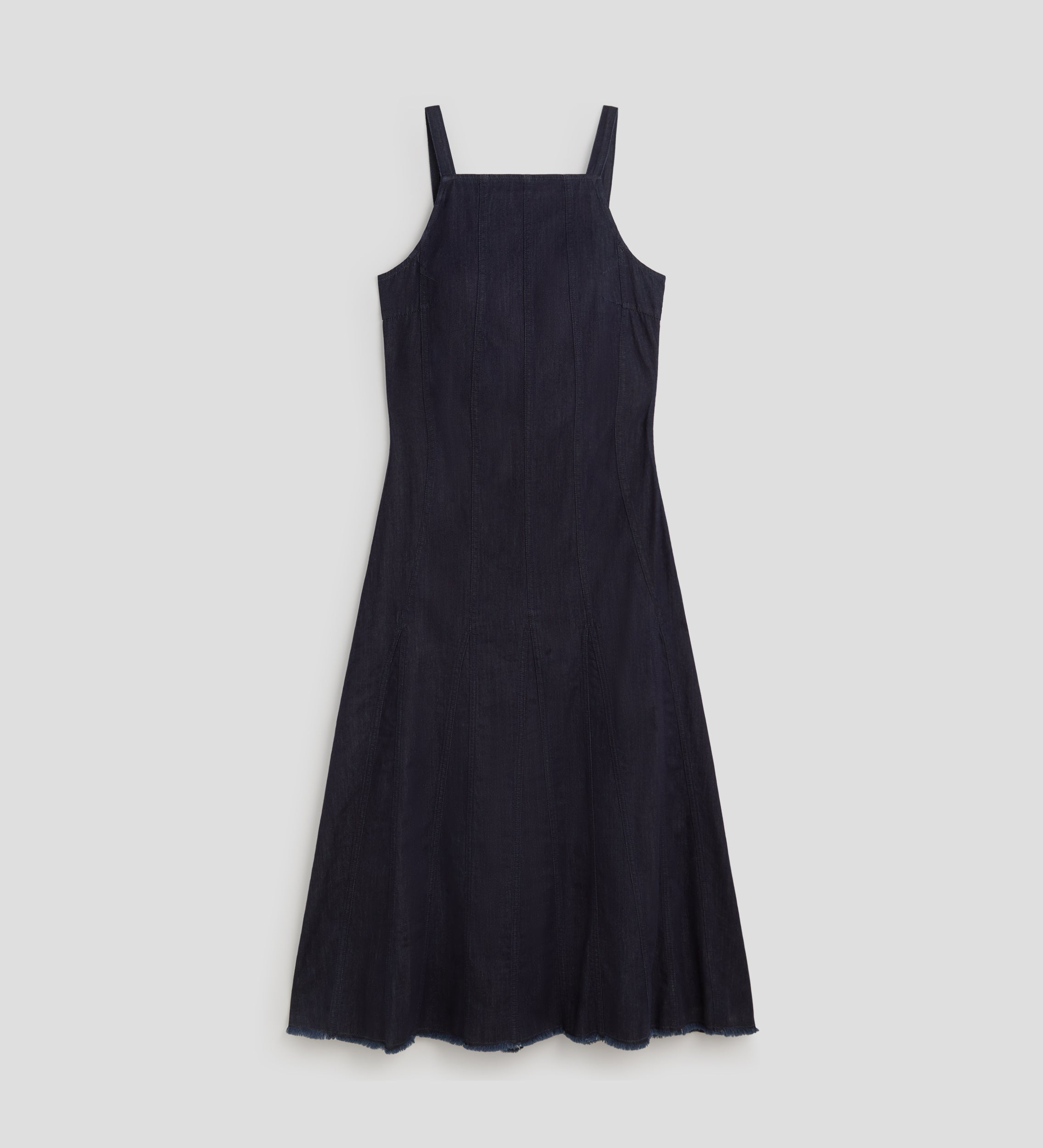 Denim midi dress