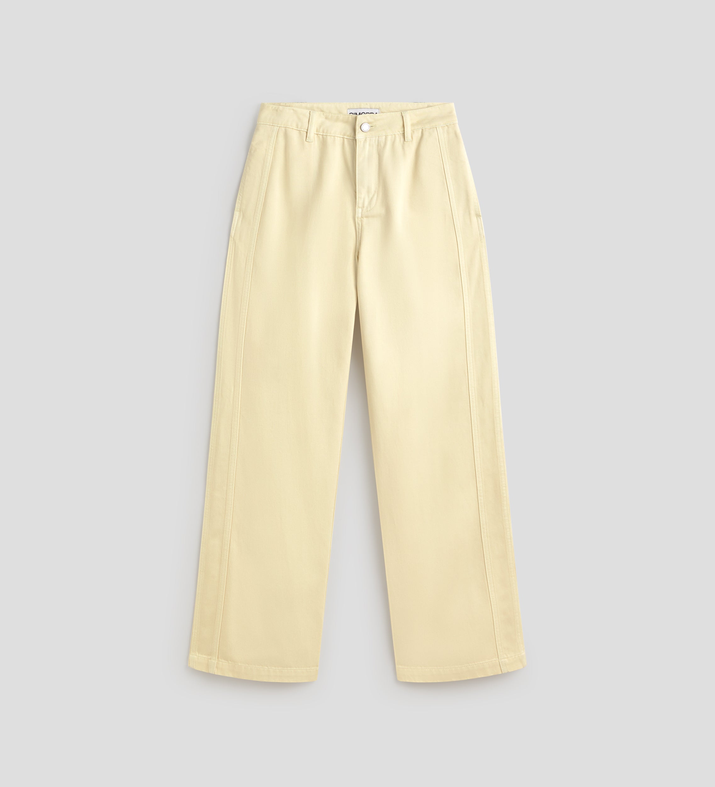 Pantalón recto ancho