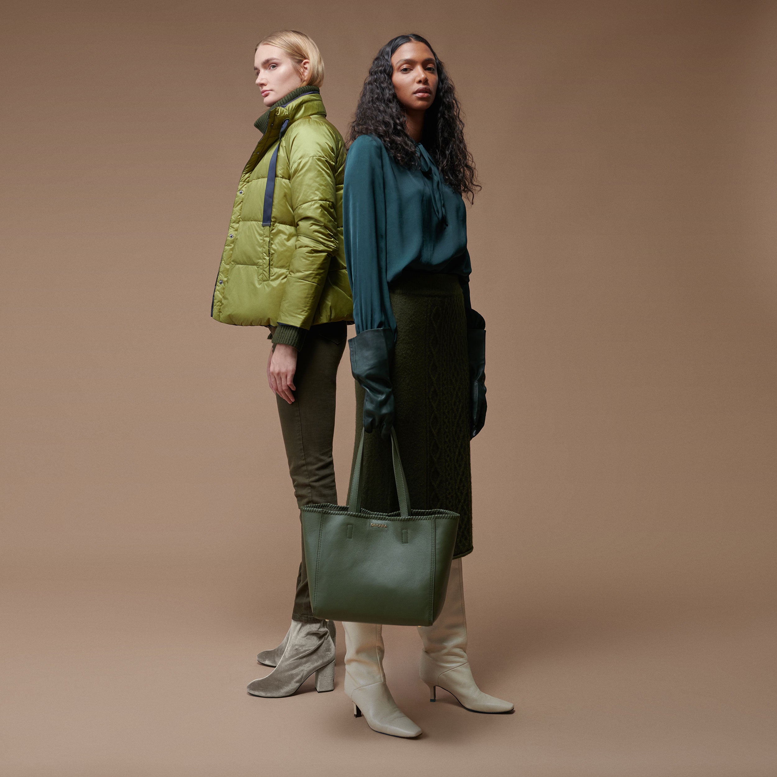 Bolso shopper piel