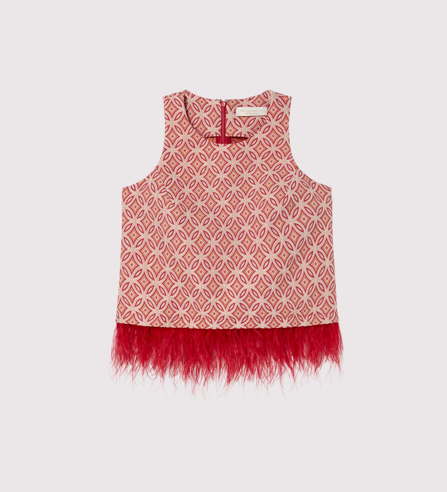 haut avec des plumes