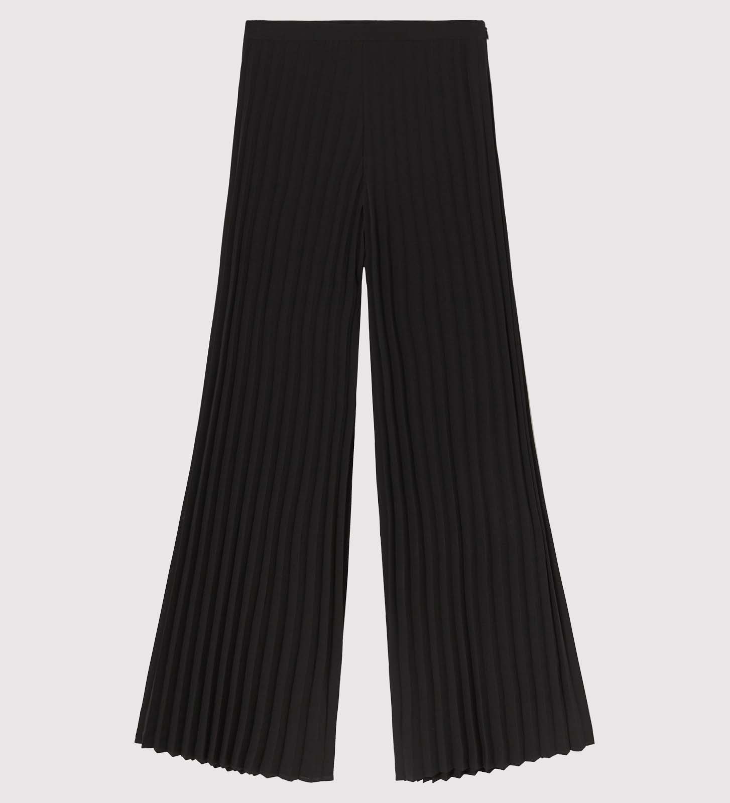 Pantalón crepé plisado