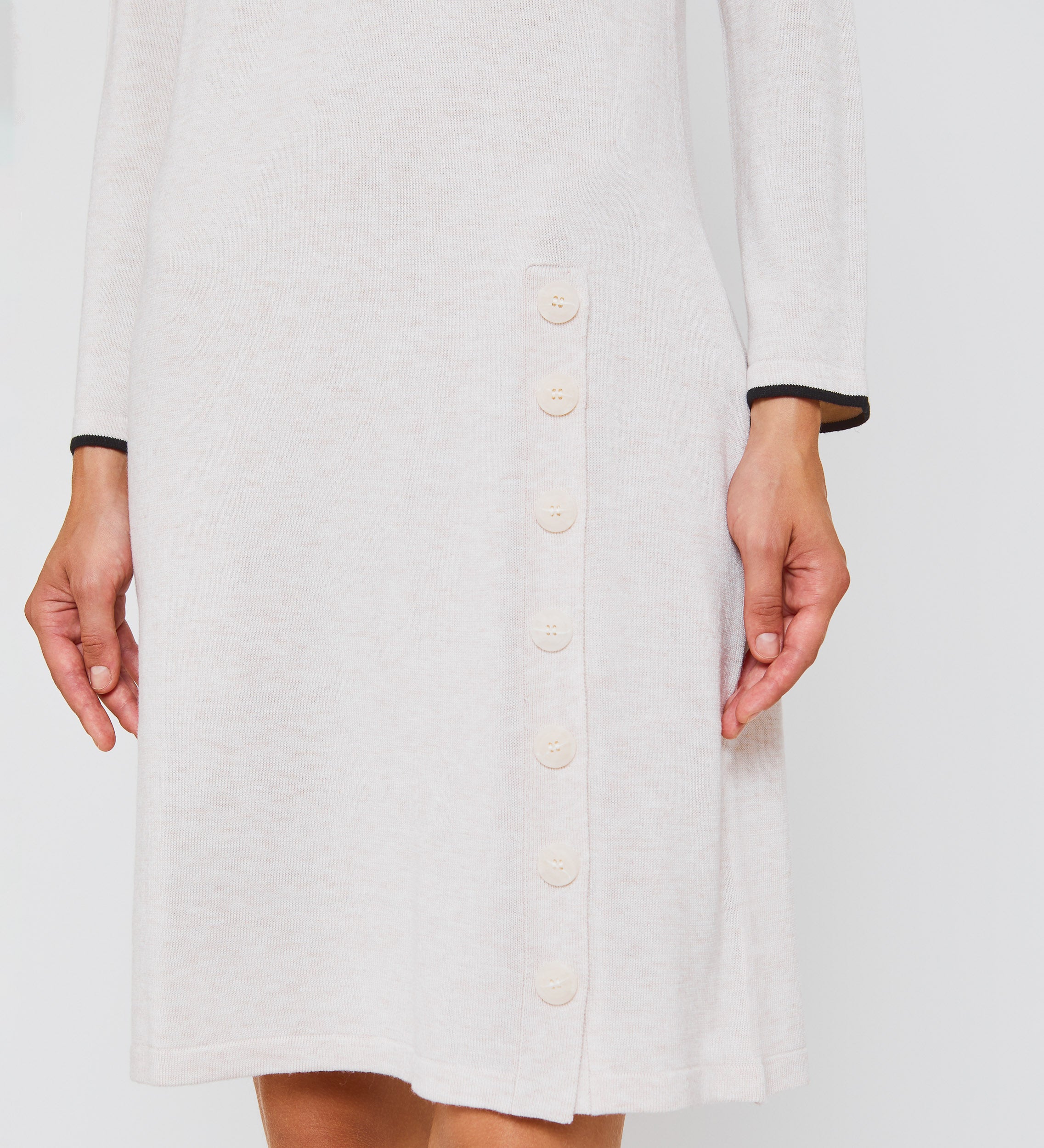 Long knitted dress