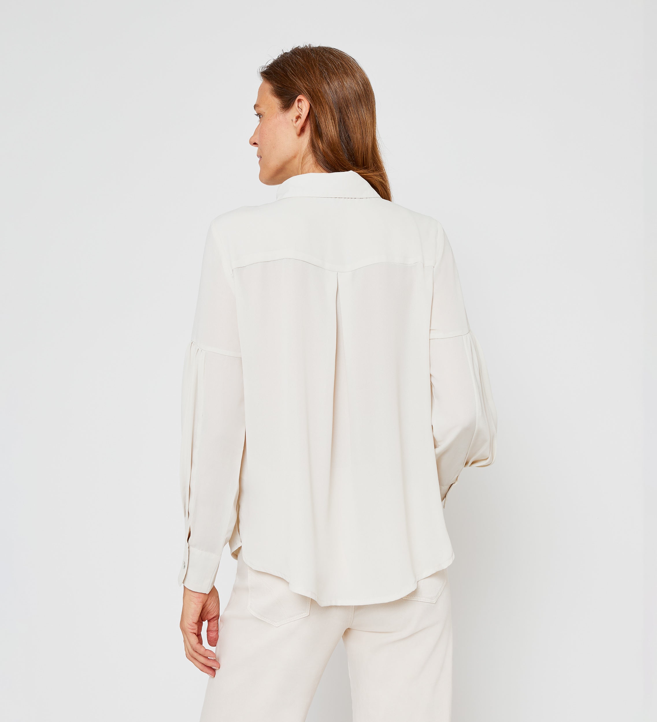 Blusa manga abullonada