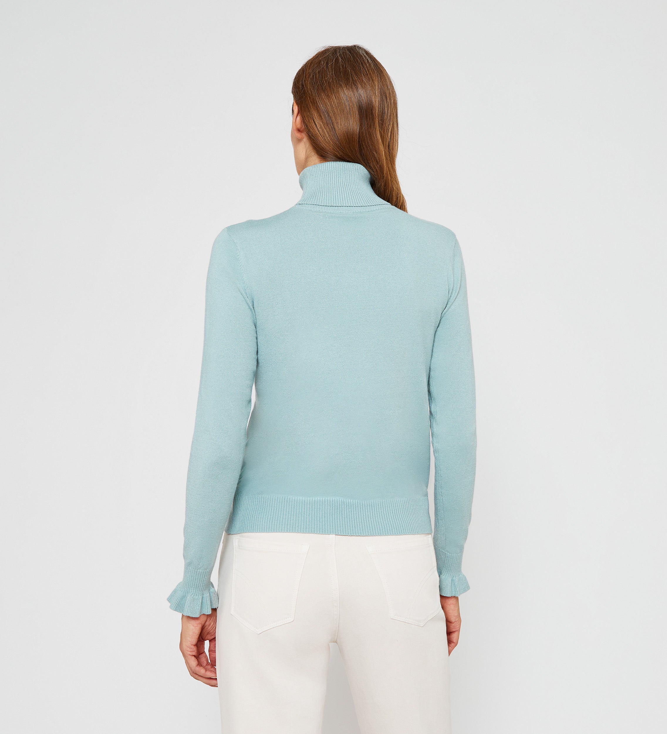 high neck sweater