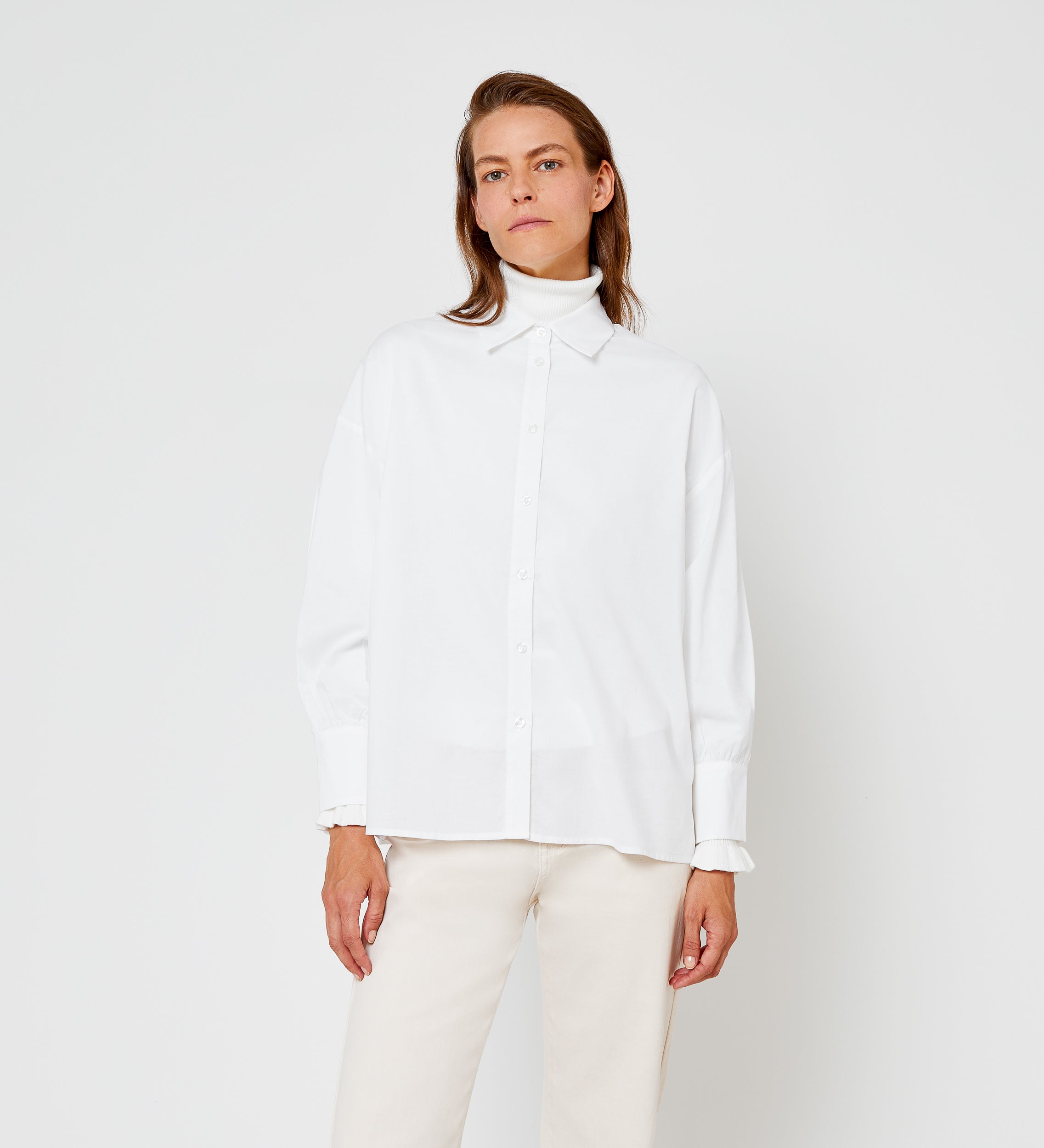 Chemisier en coton oversize