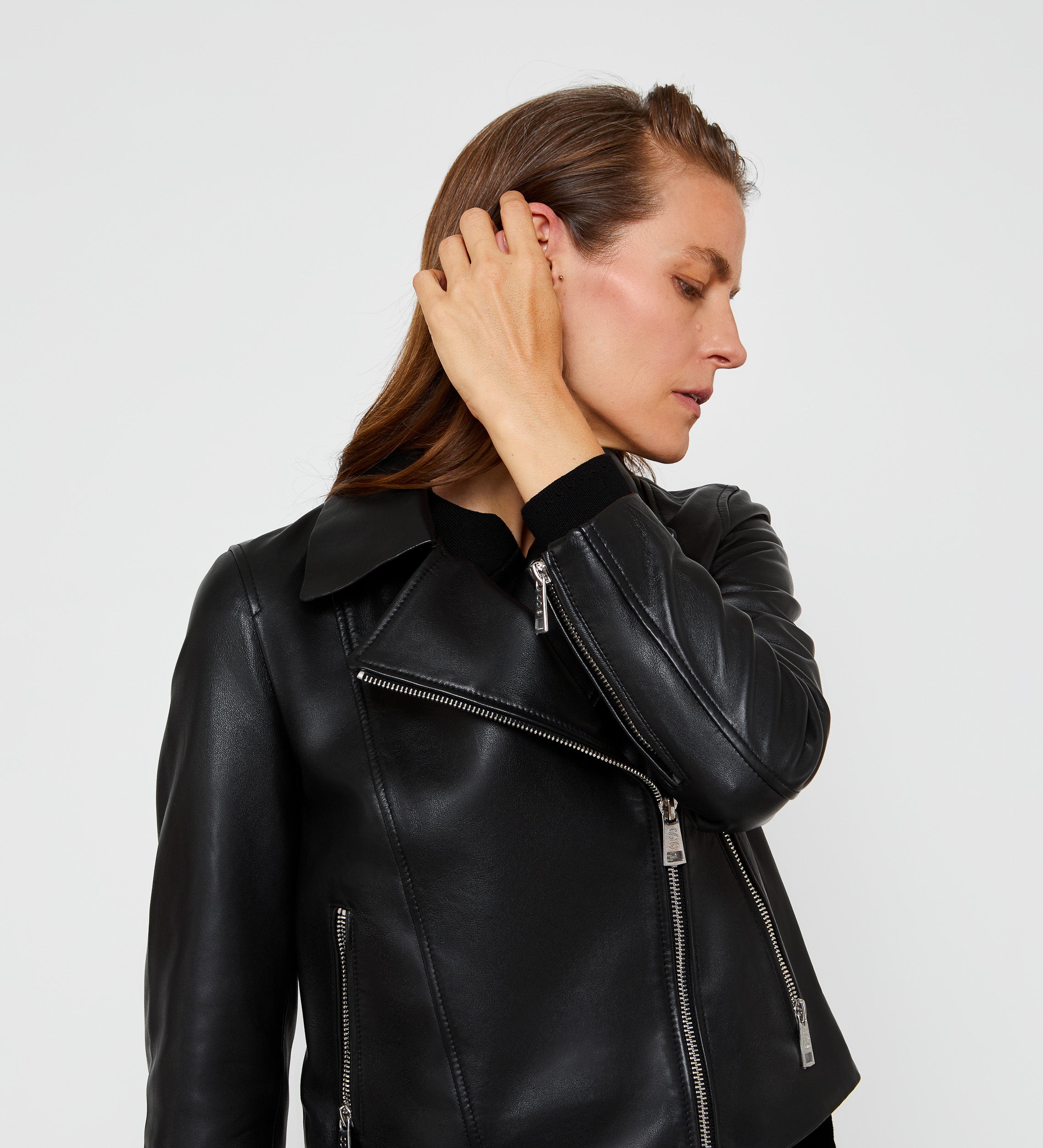 Perfect nappa leather jacket