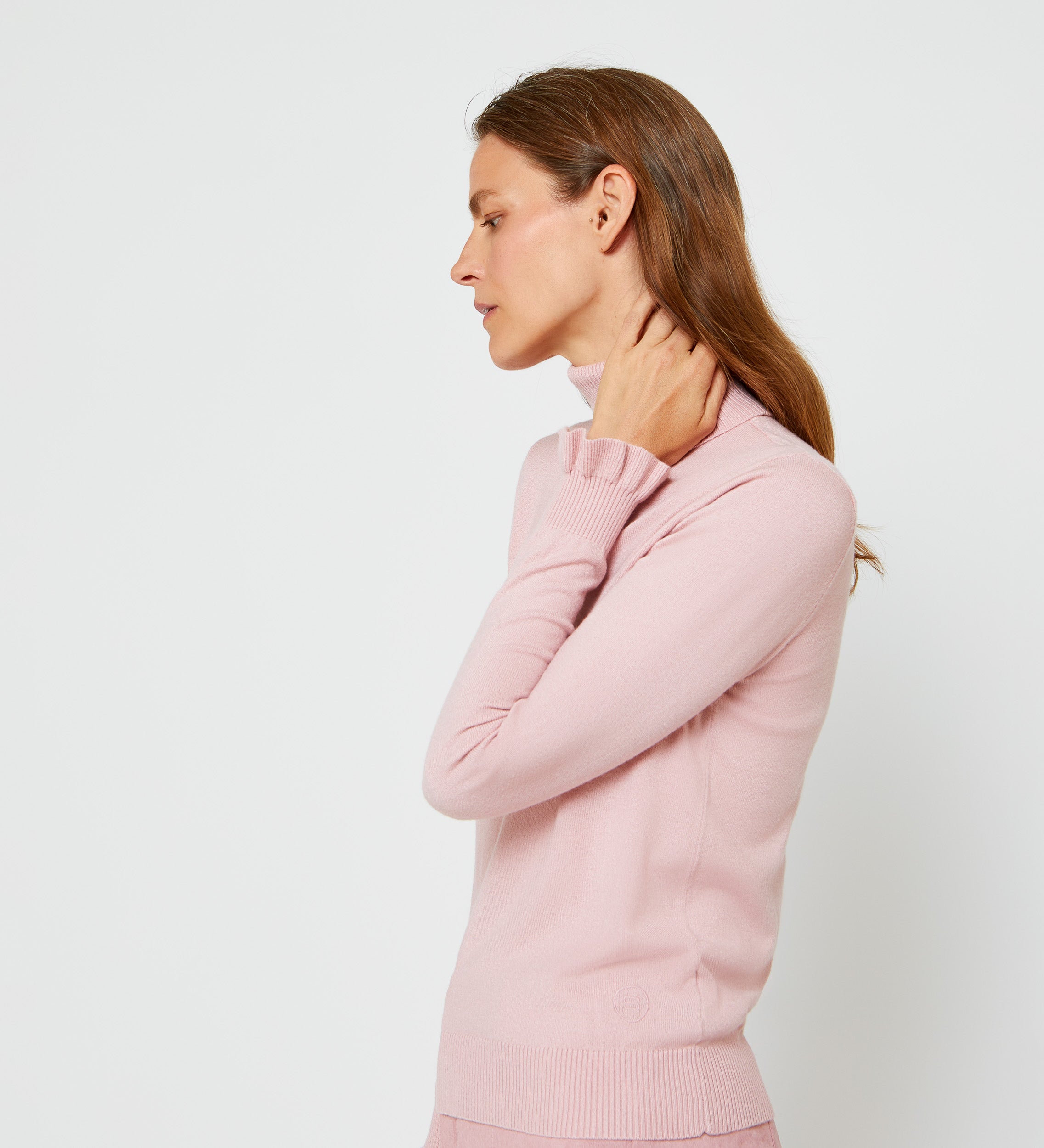 high neck sweater