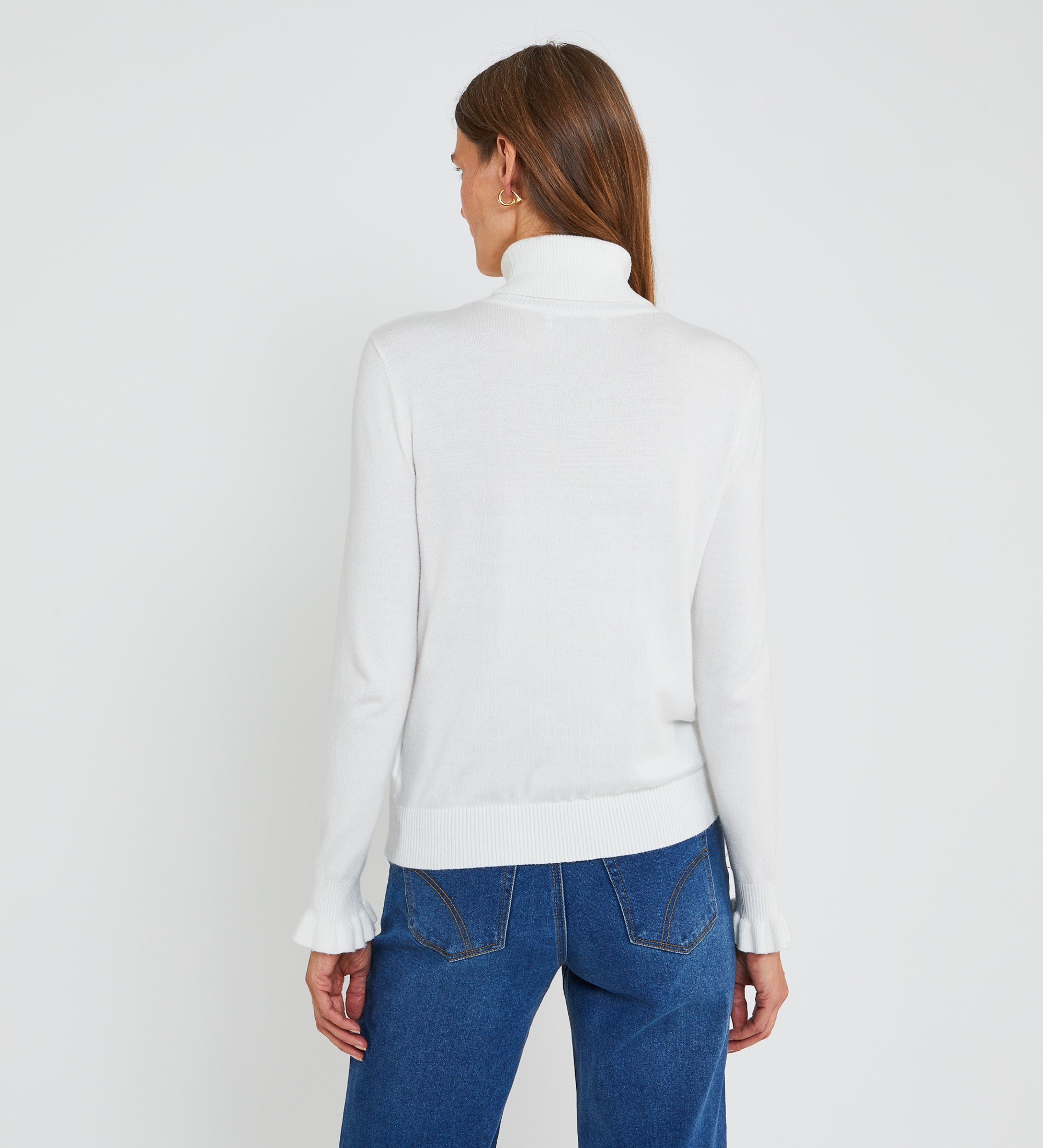 high neck sweater