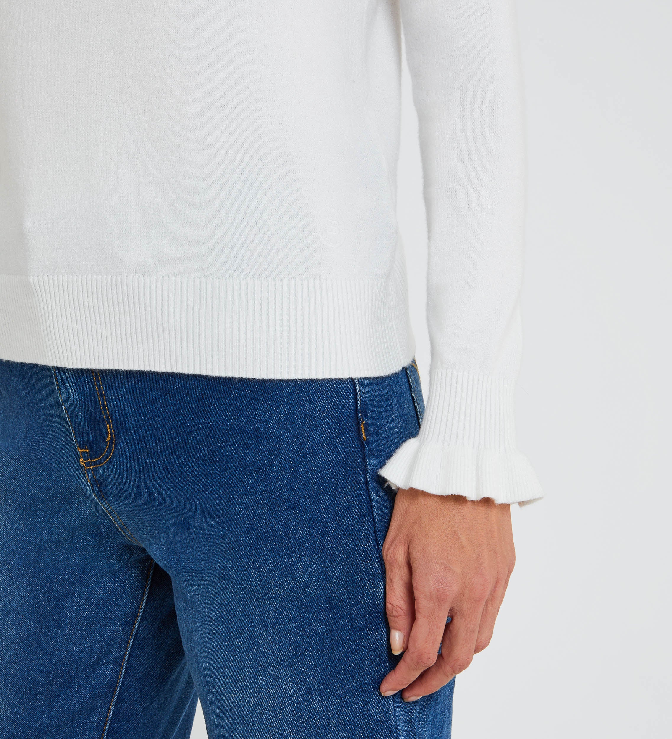 high neck sweater