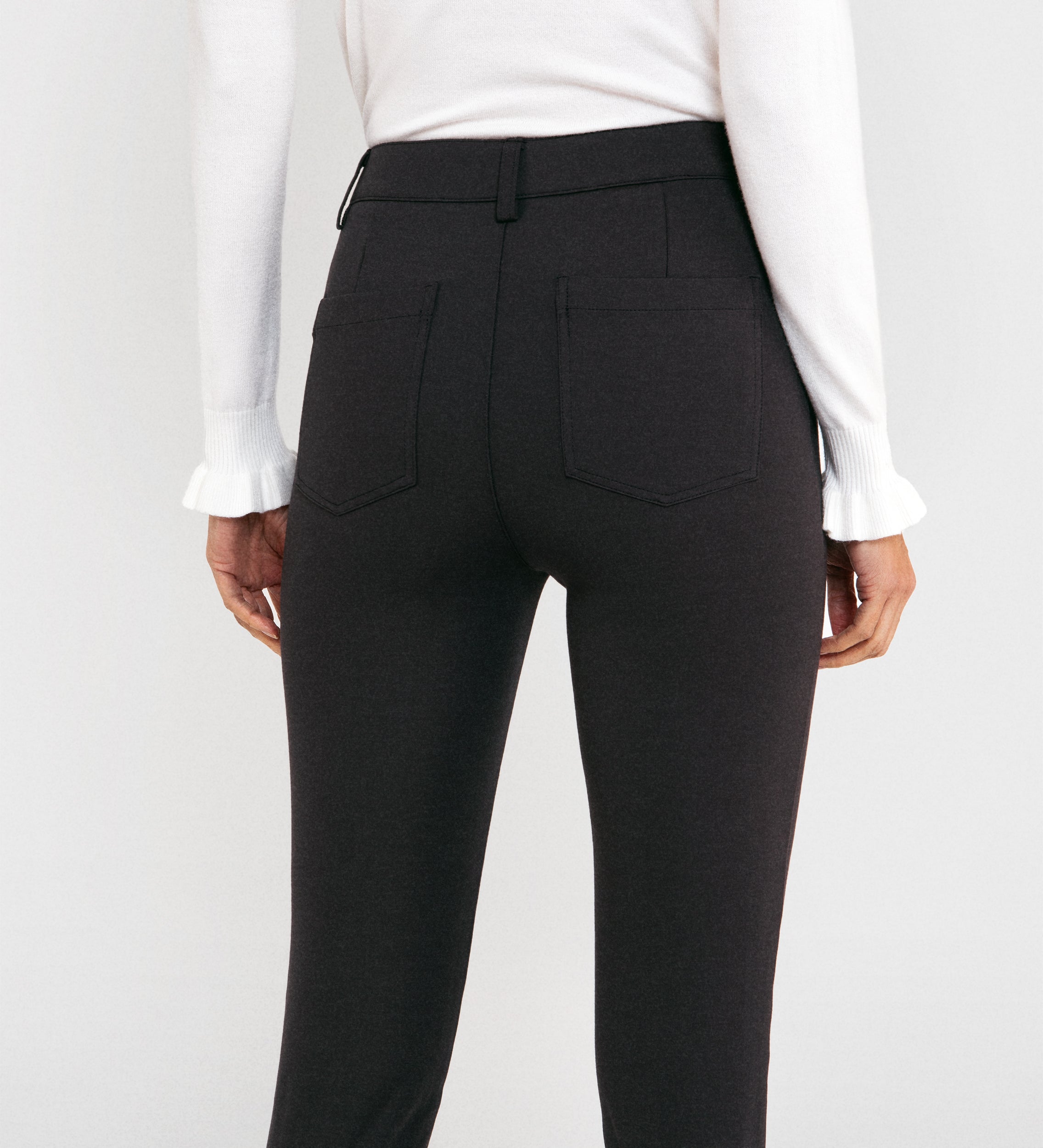 Slim fit stretch trousers