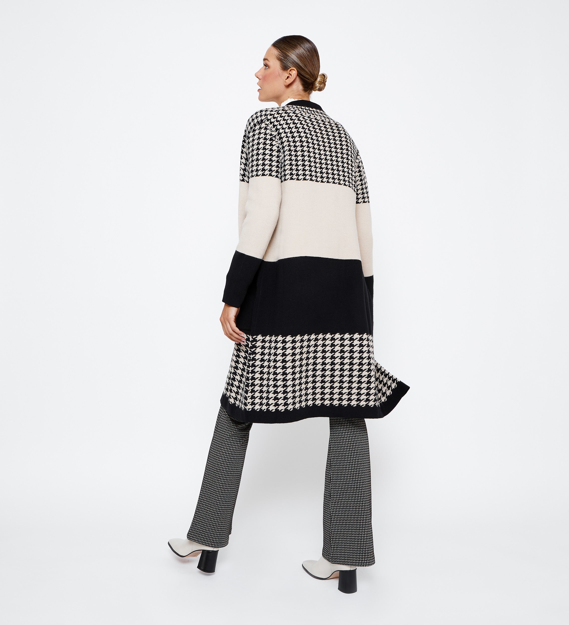 Gilet jacquard bicolore