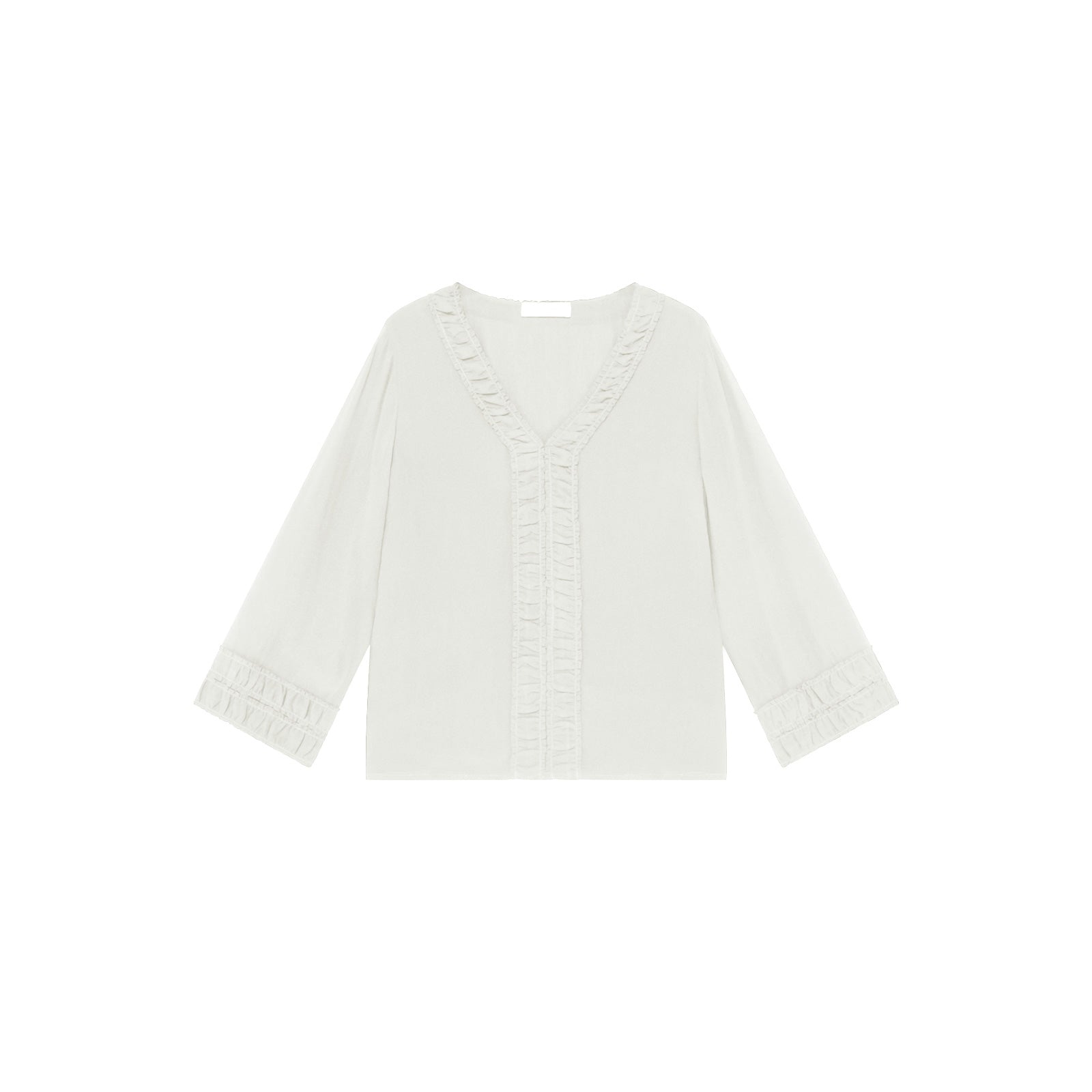 Blusa de crêpe