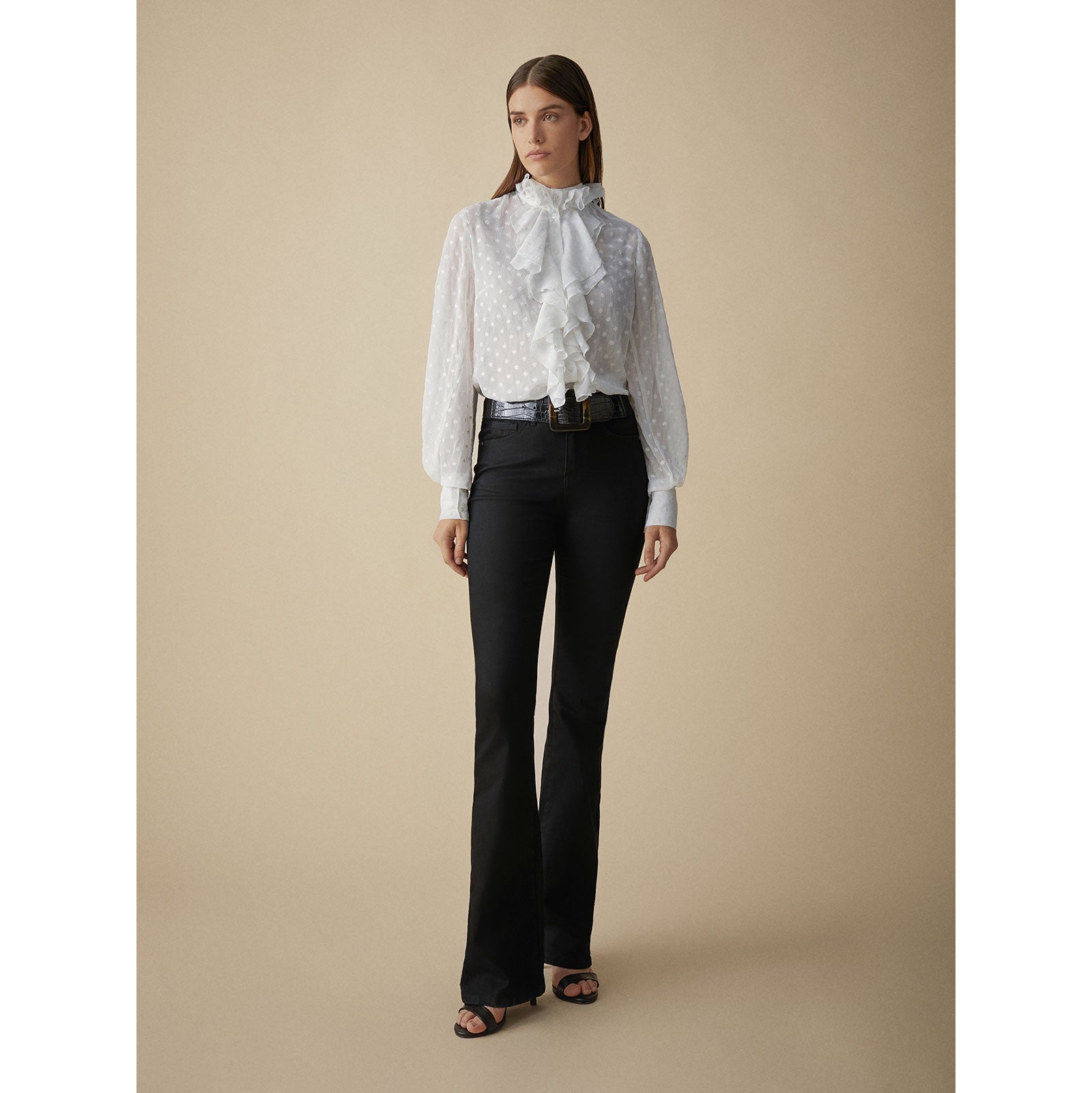 Blusa romántica gasa