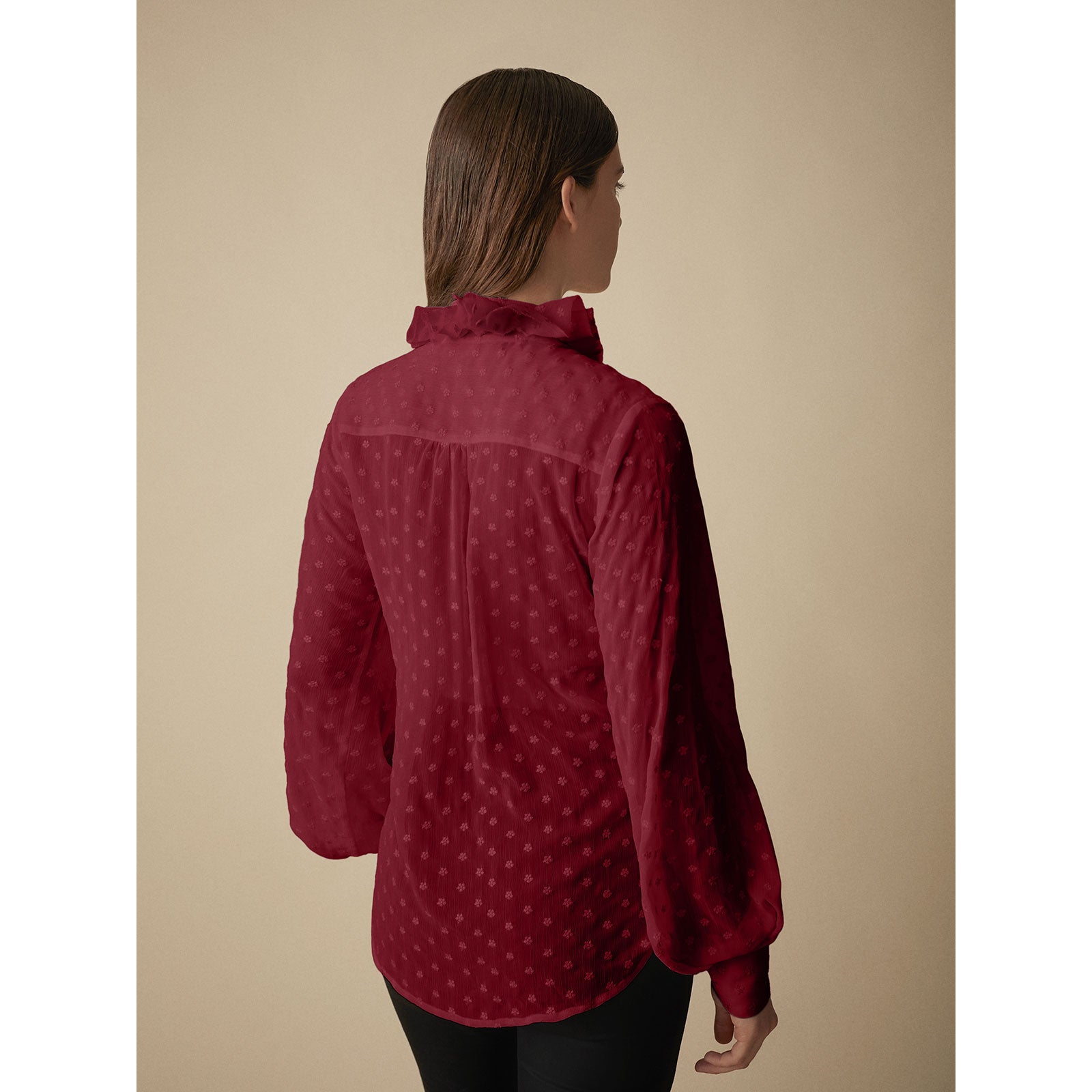 Blusa romántica gasa