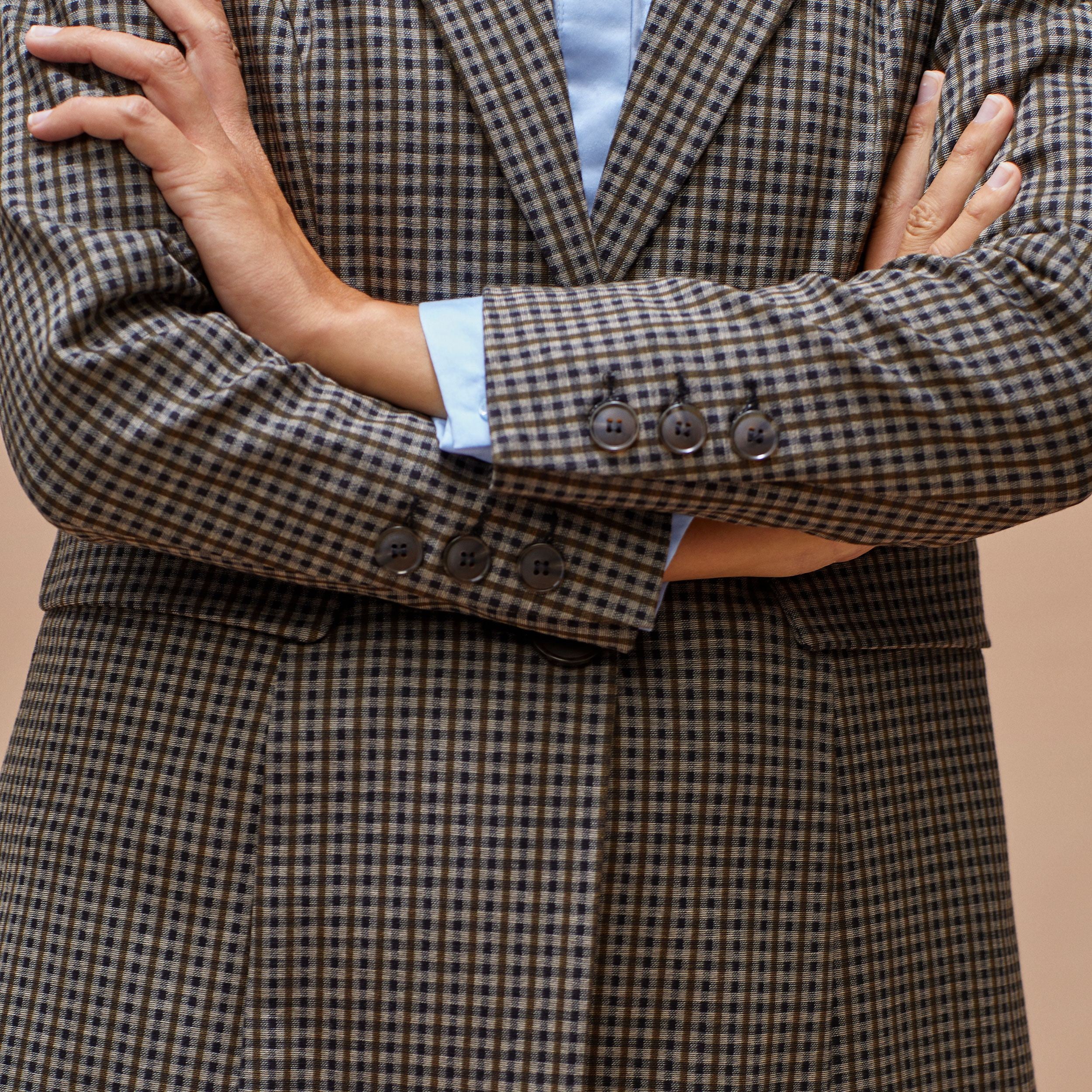 Plaid cardigan