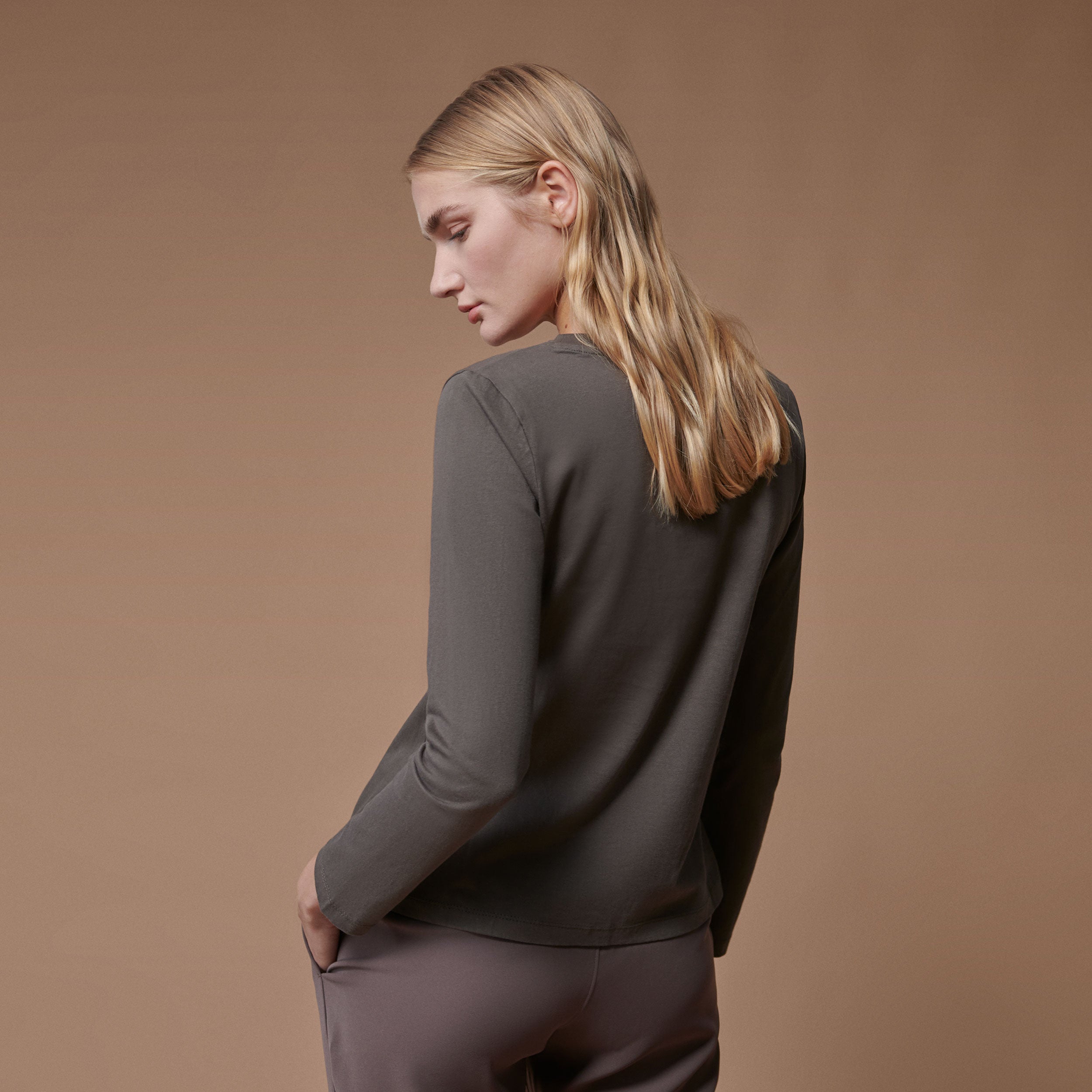 Front embroidered T-shirt
