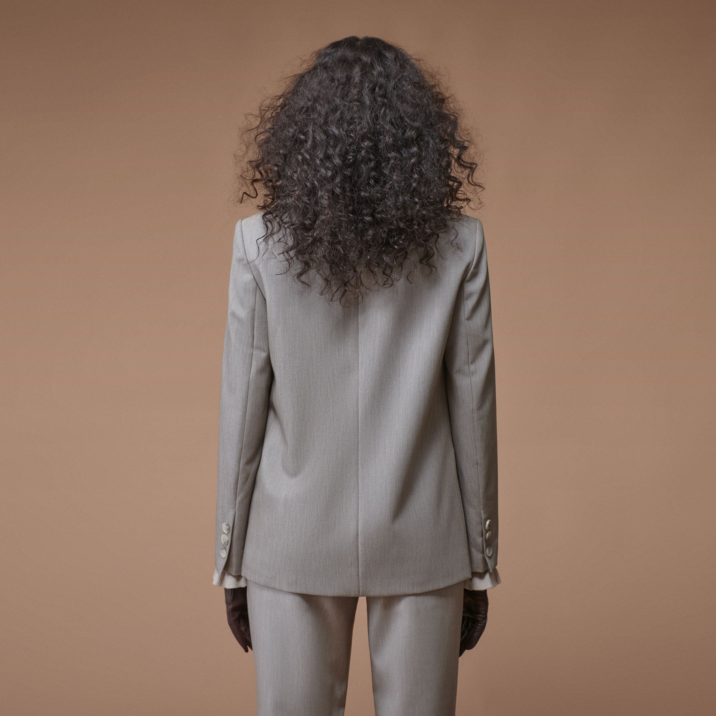 Lapel collar blazer
