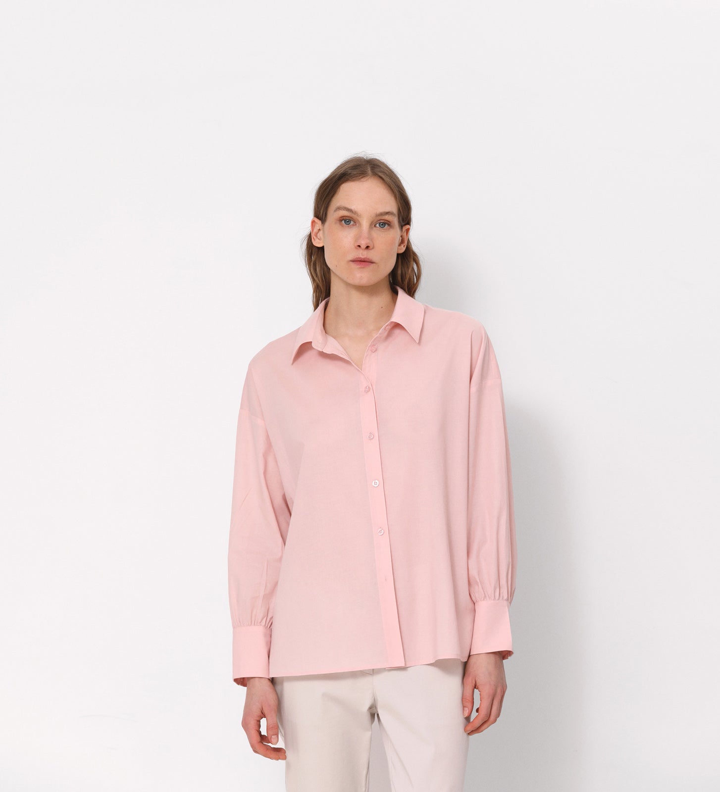 Chemisier en coton oversize