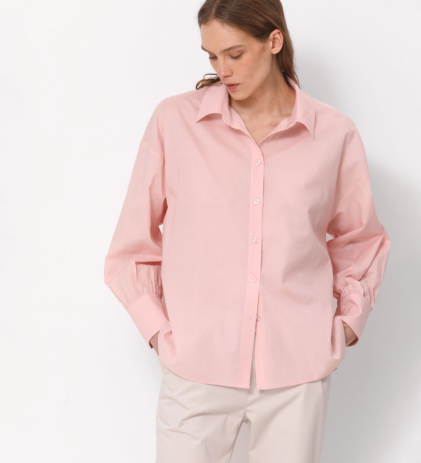 Chemisier en coton oversize