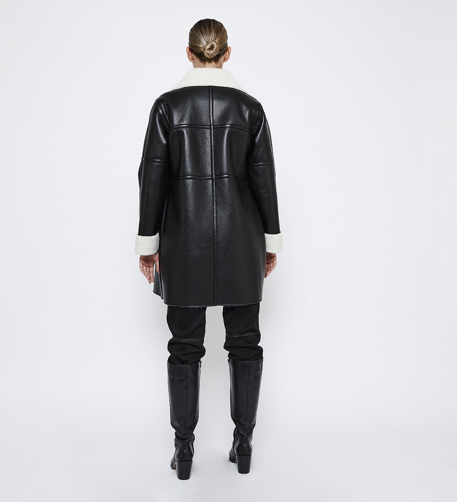 Chaquetón ecopiel borrego