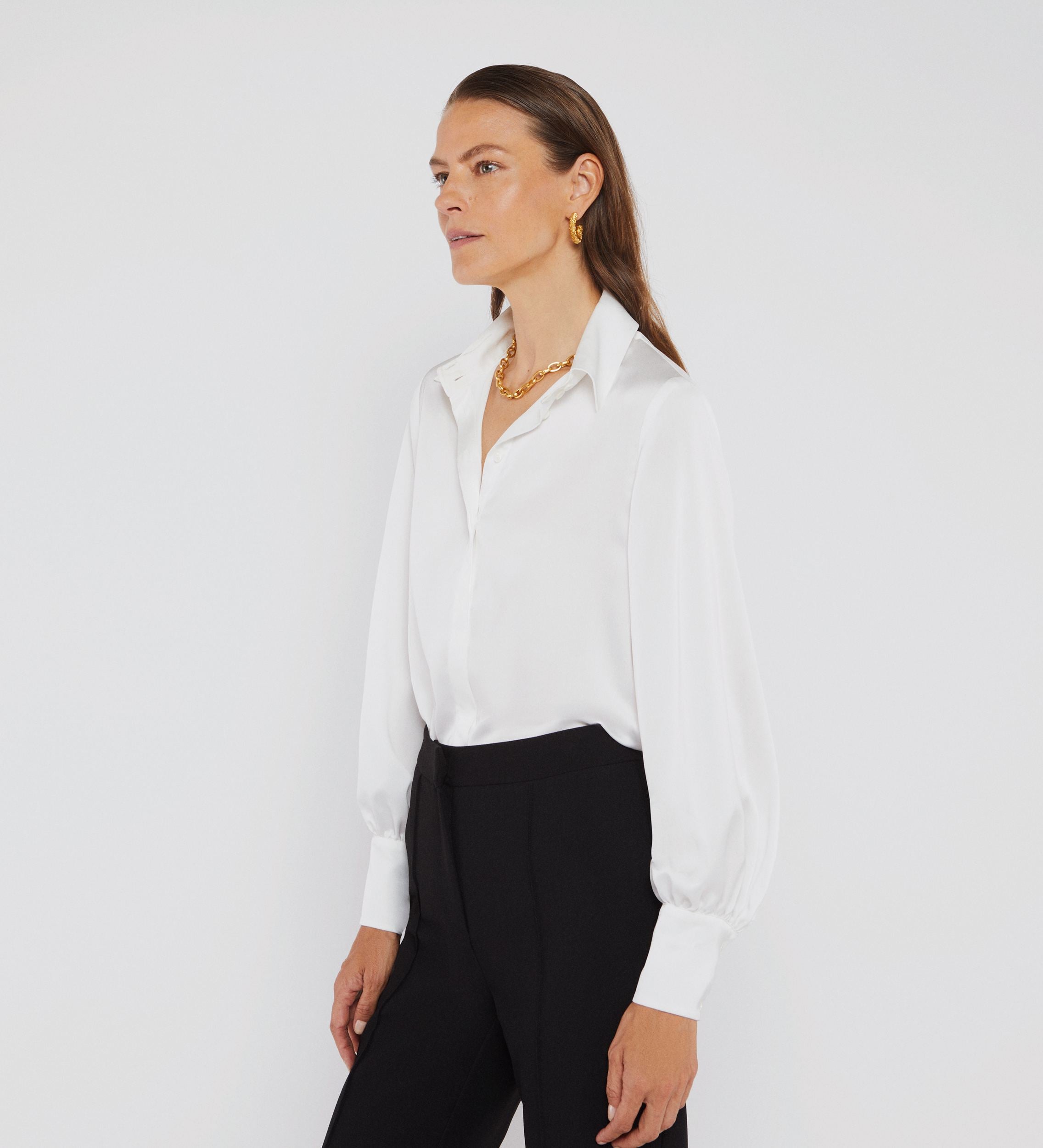 Blusa lazada satén