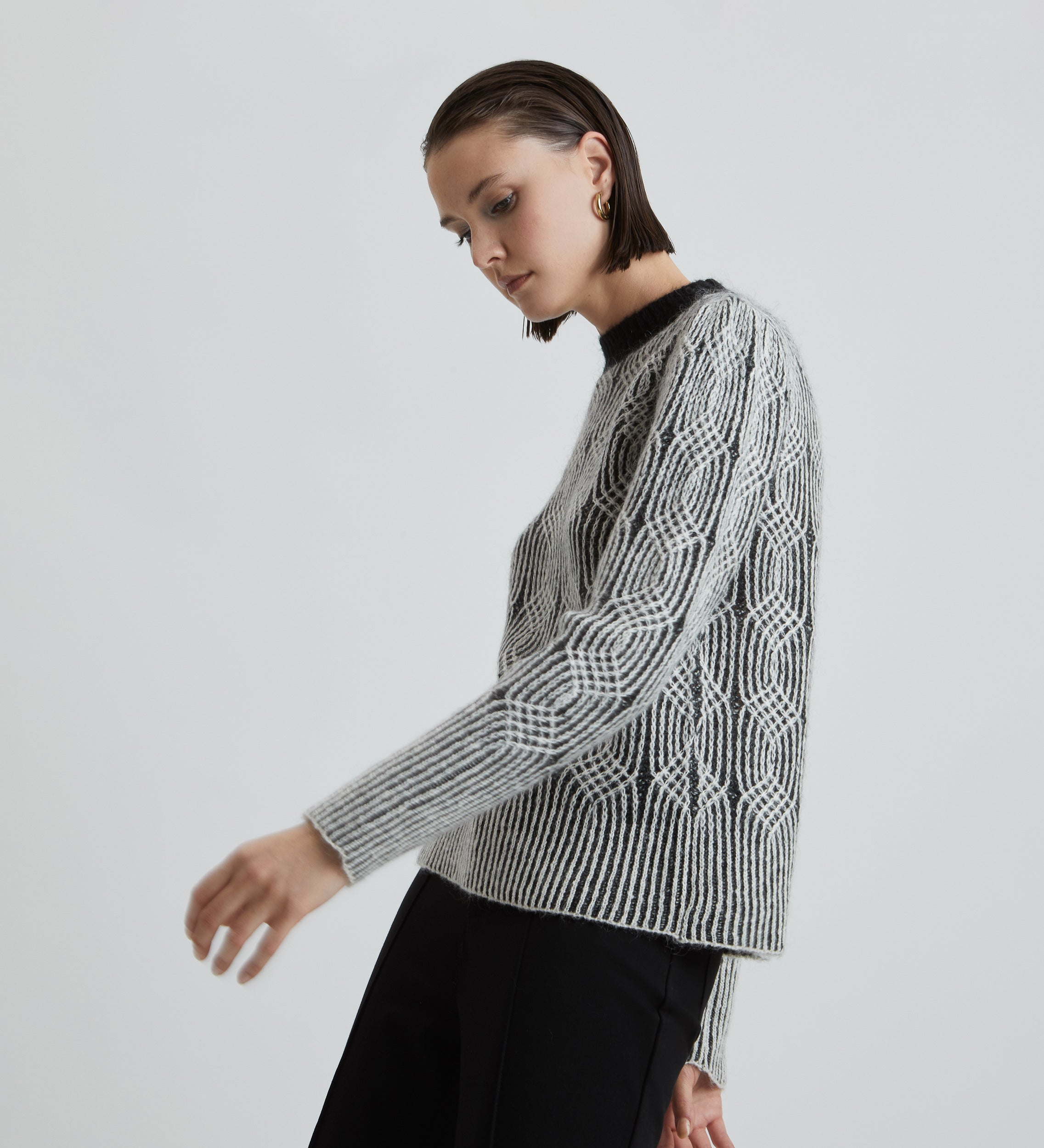 Textured sweater
