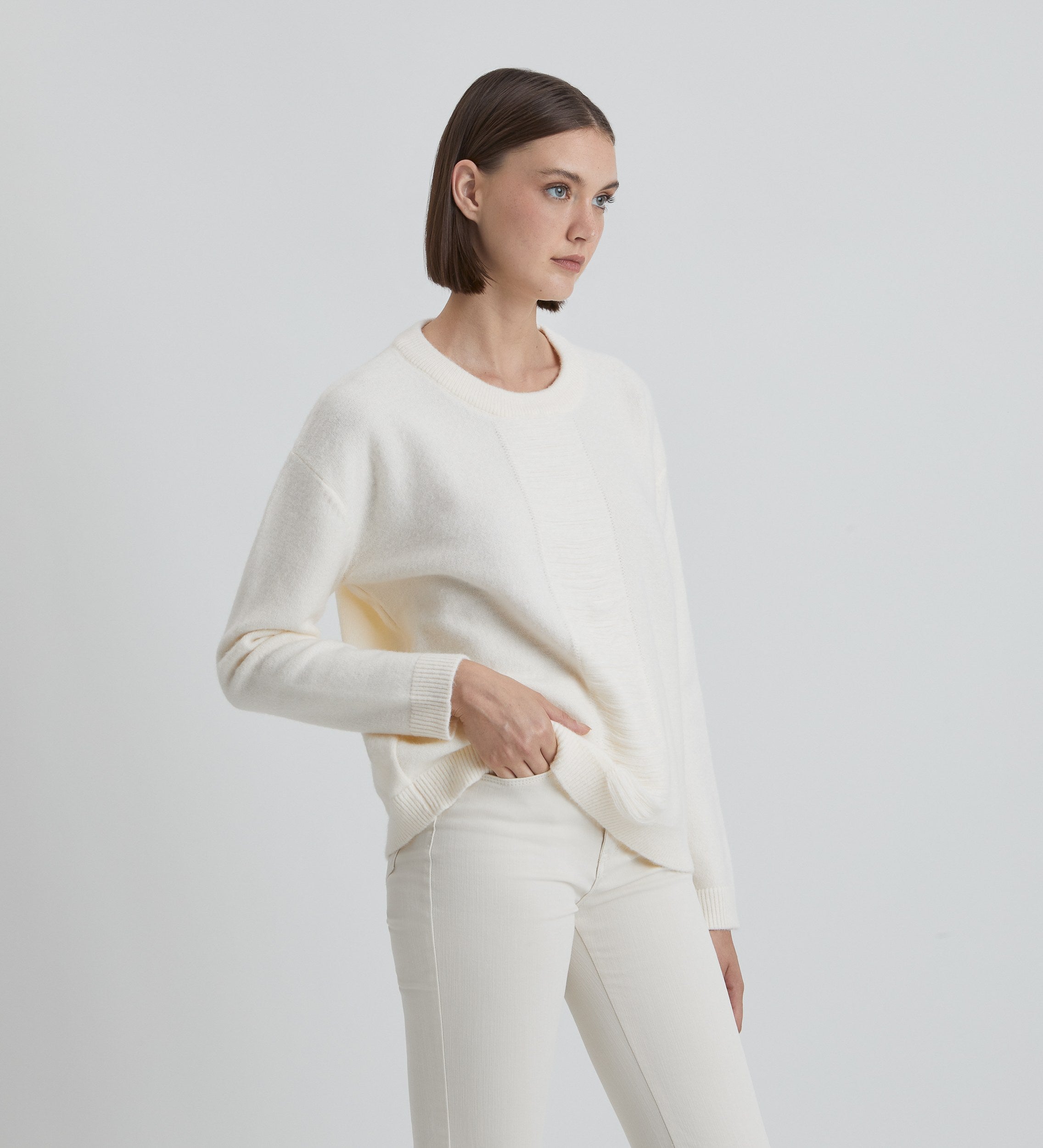 Pull effet effiloché