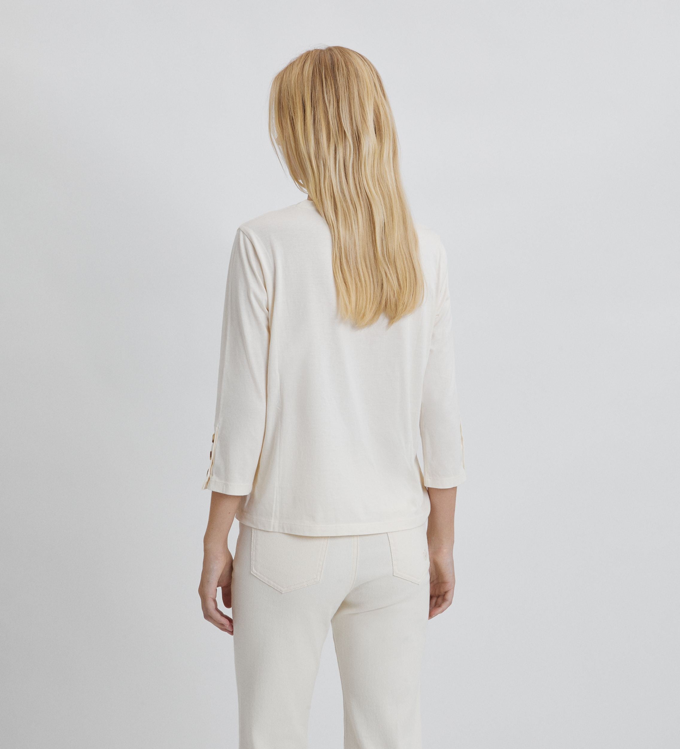 Front embroidered T-shirt