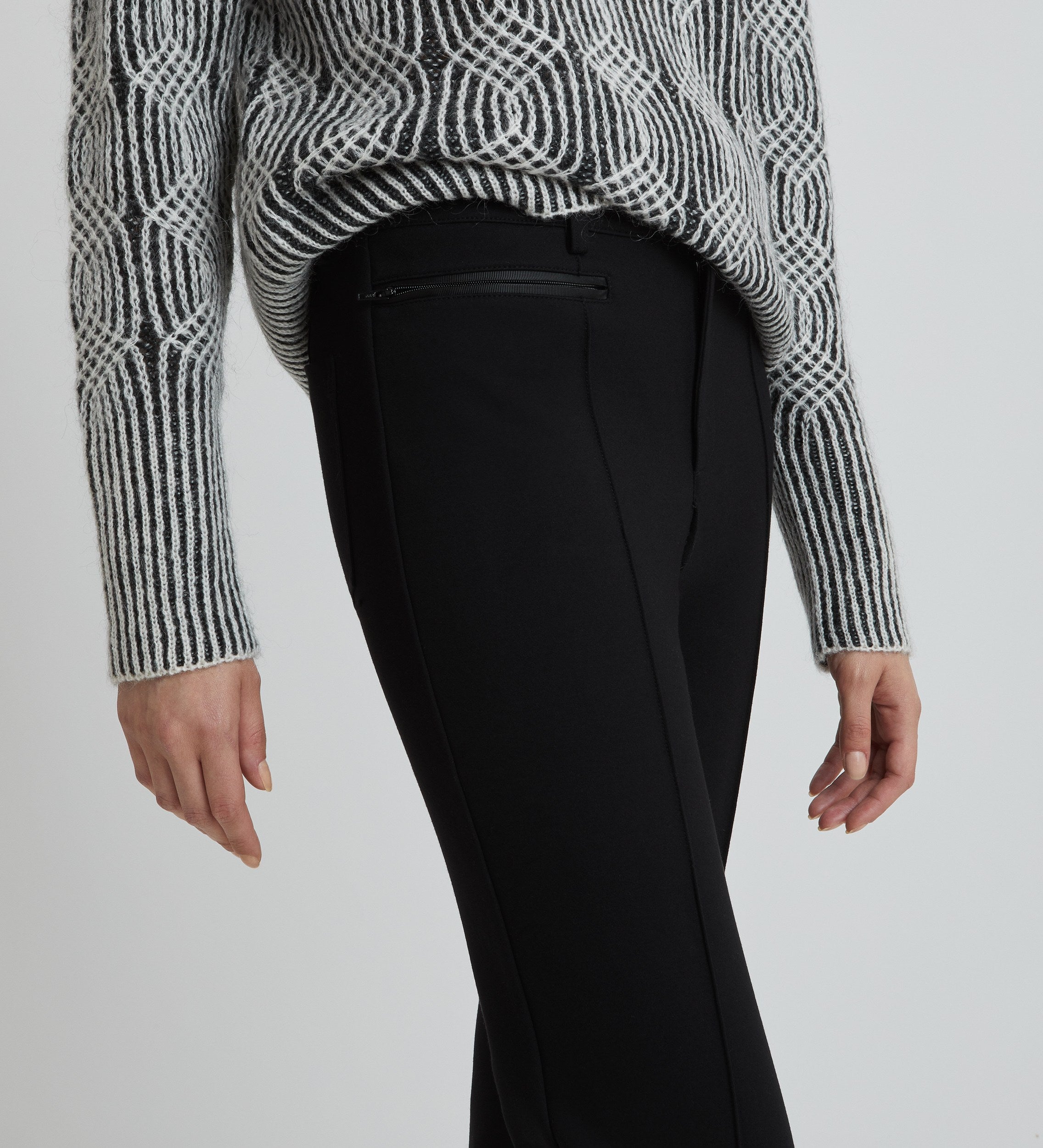 Slim fit stretch trousers