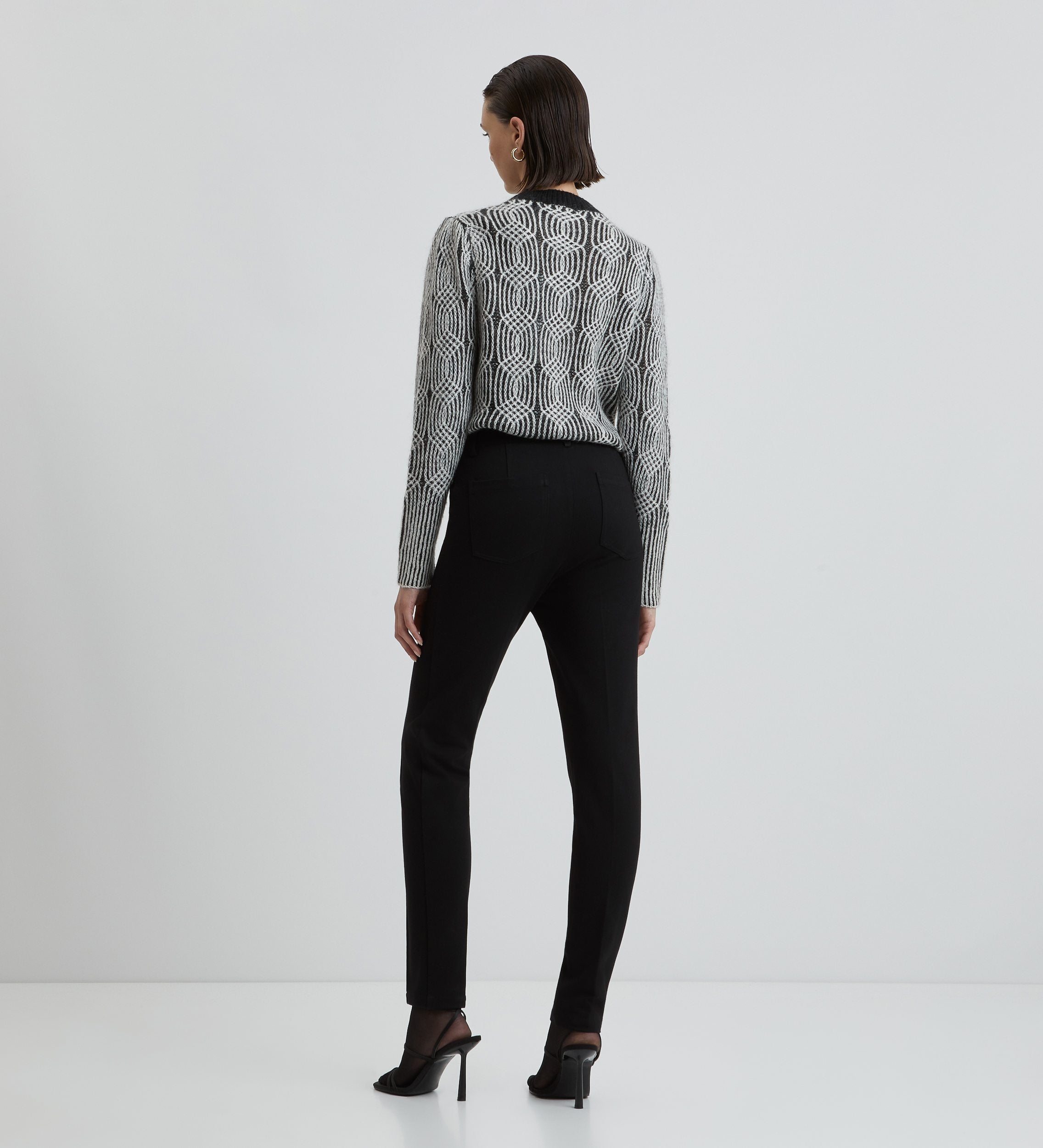 Slim fit stretch trousers