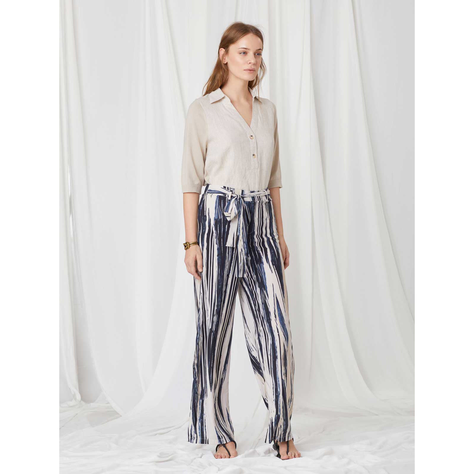 Pantalón fluido lazo