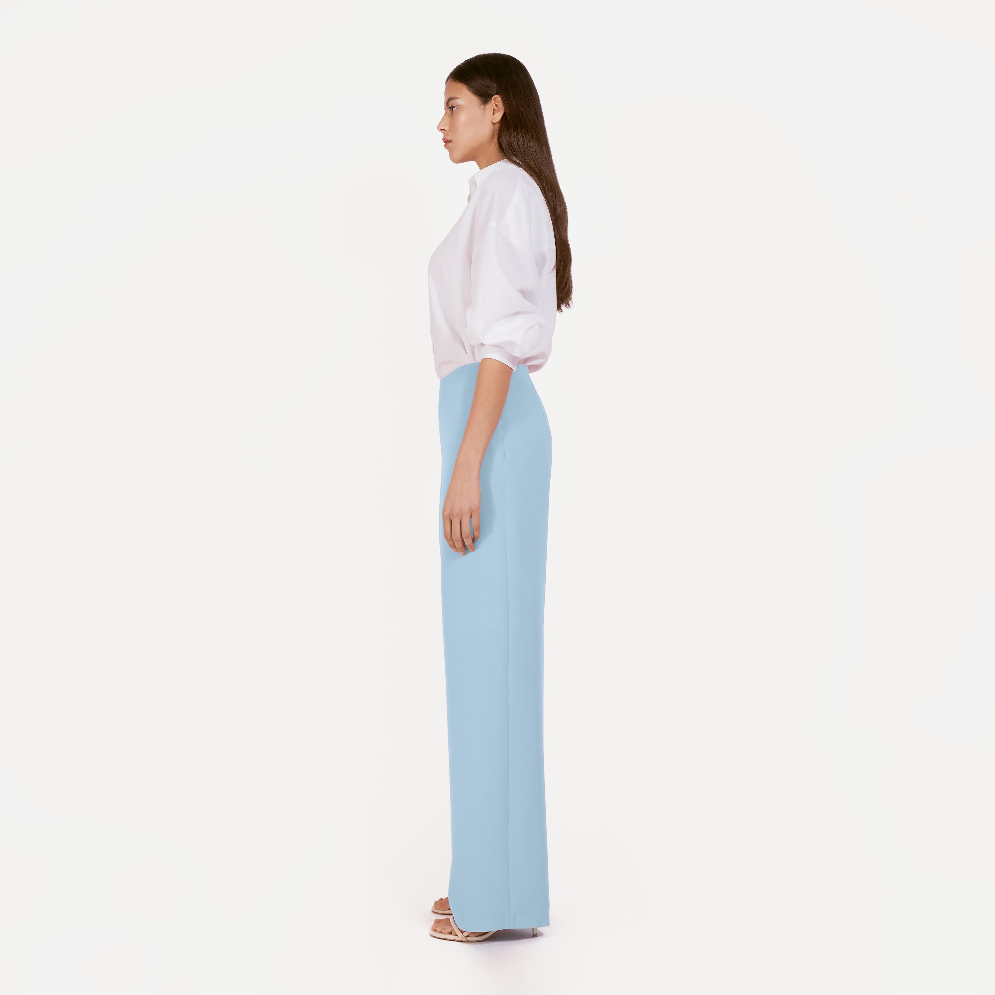 Pantalon en crêpe de fête