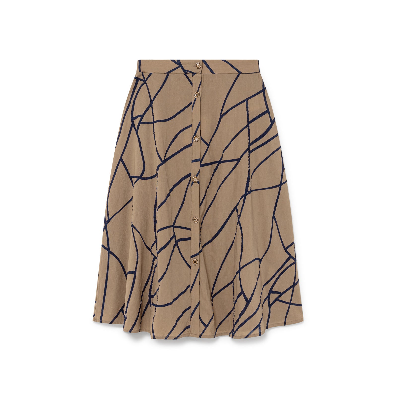 Jupe cape en coton