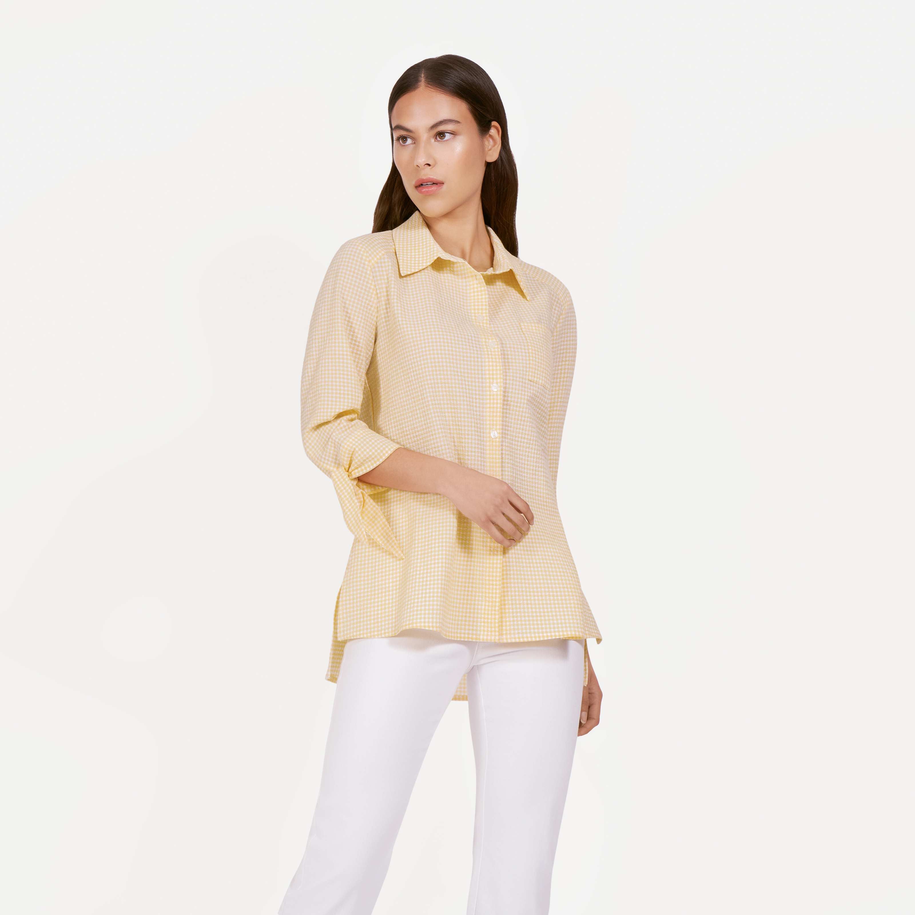 Blouse à carreaux vichy