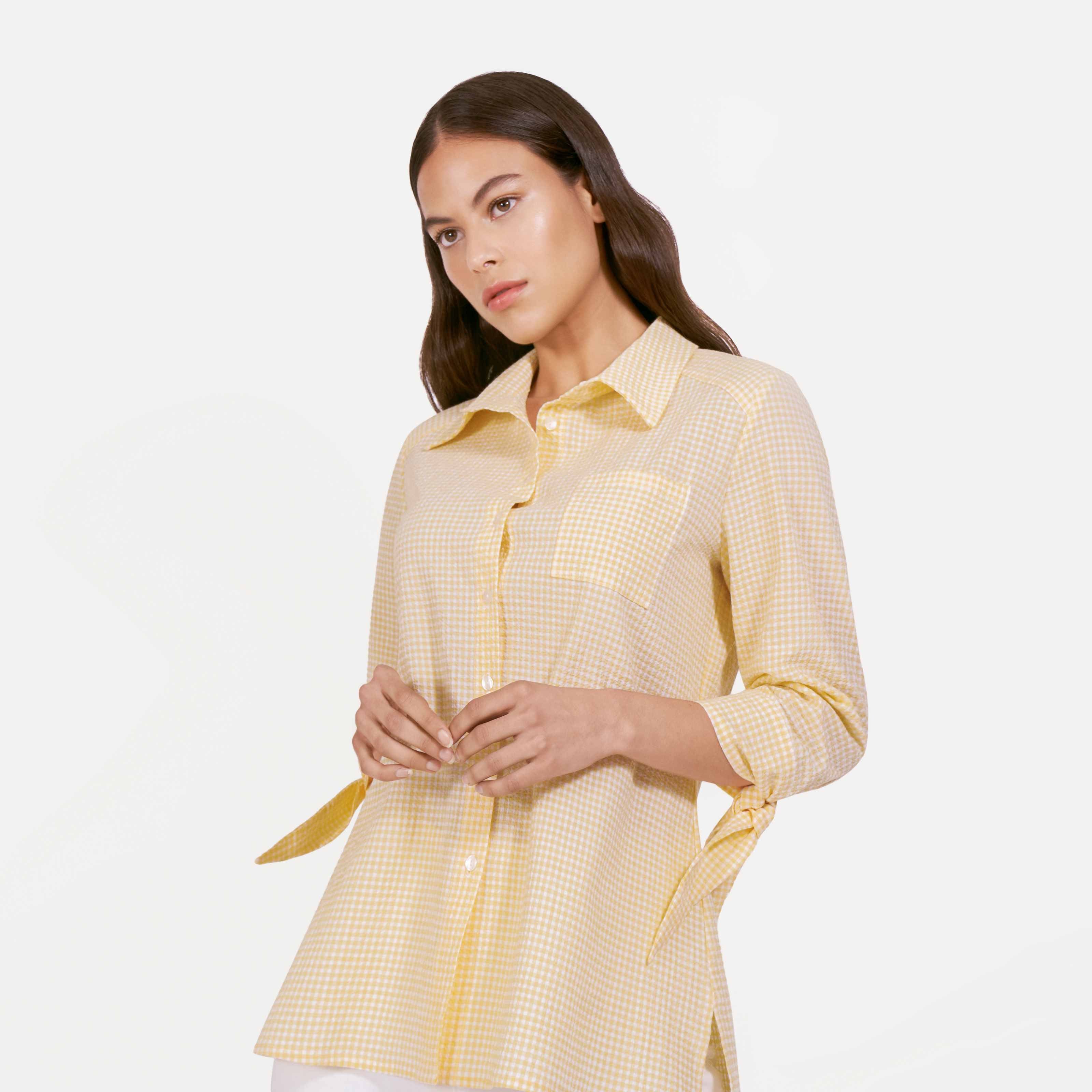 Blouse à carreaux vichy