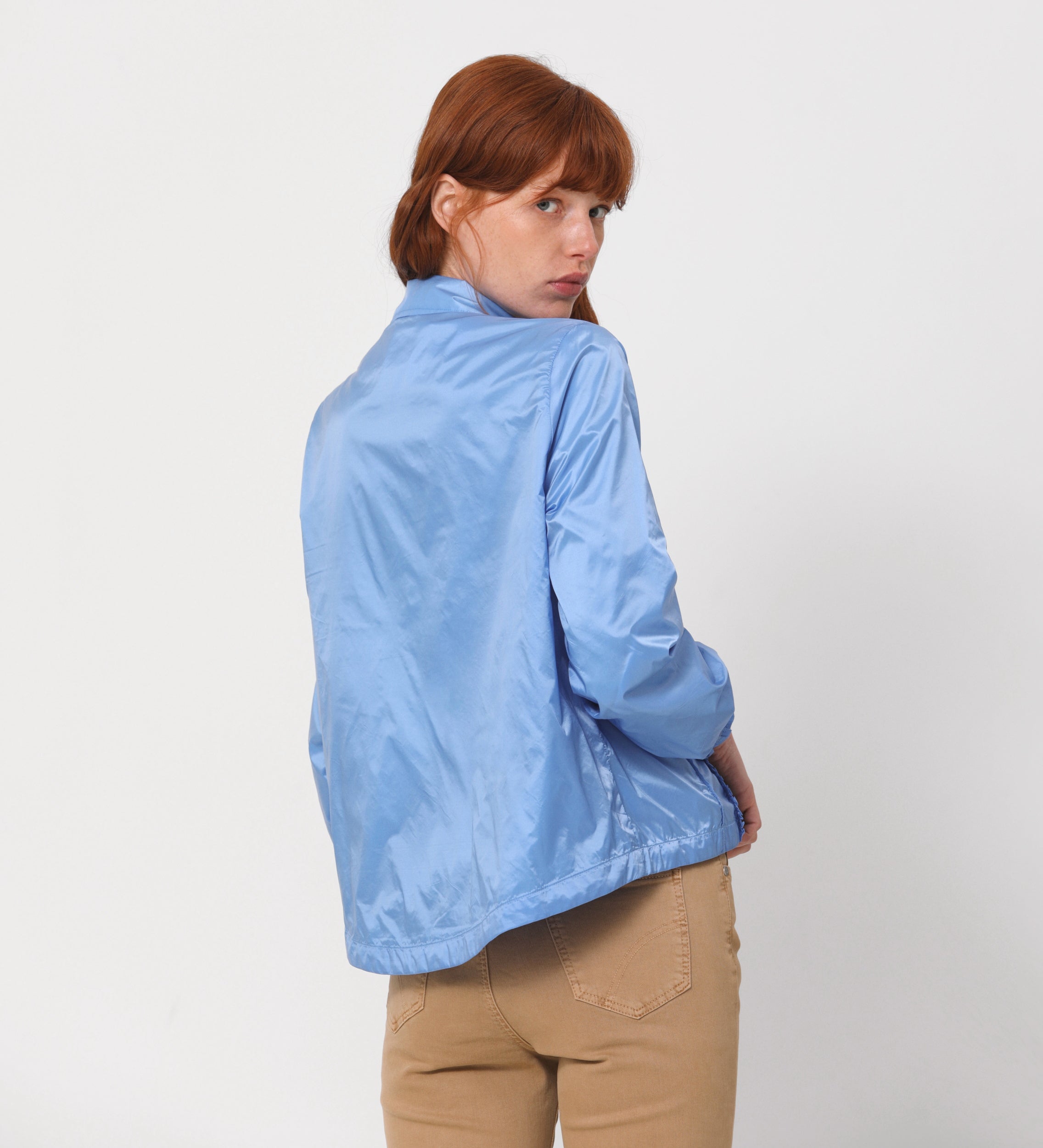 Parka ligera frunces