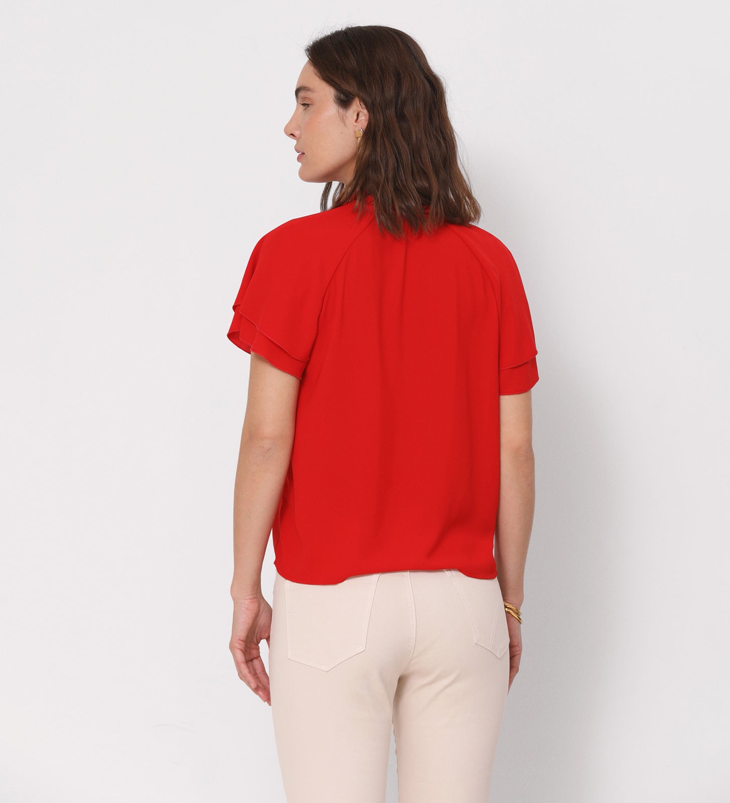 Chemisier détail volant