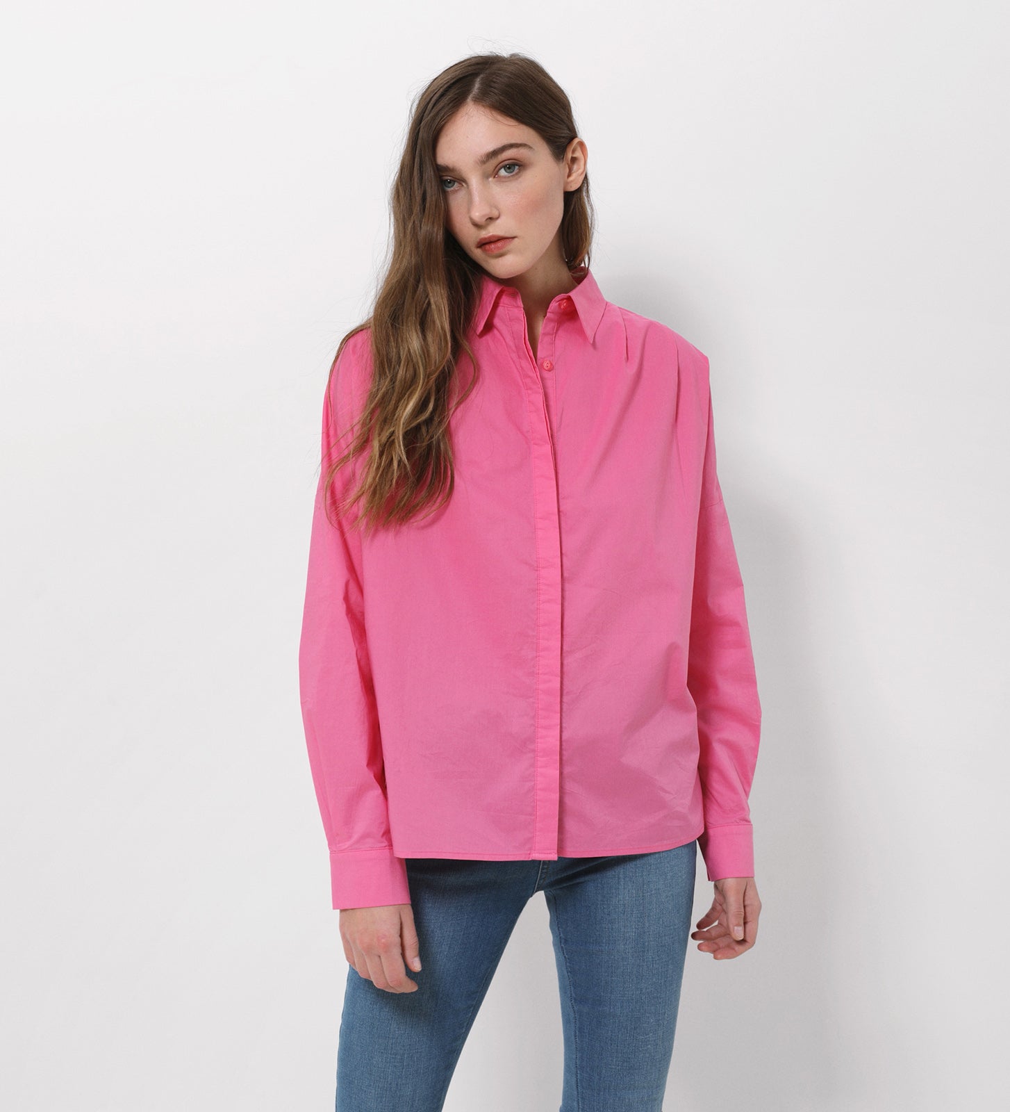 Oversize cotton shirt