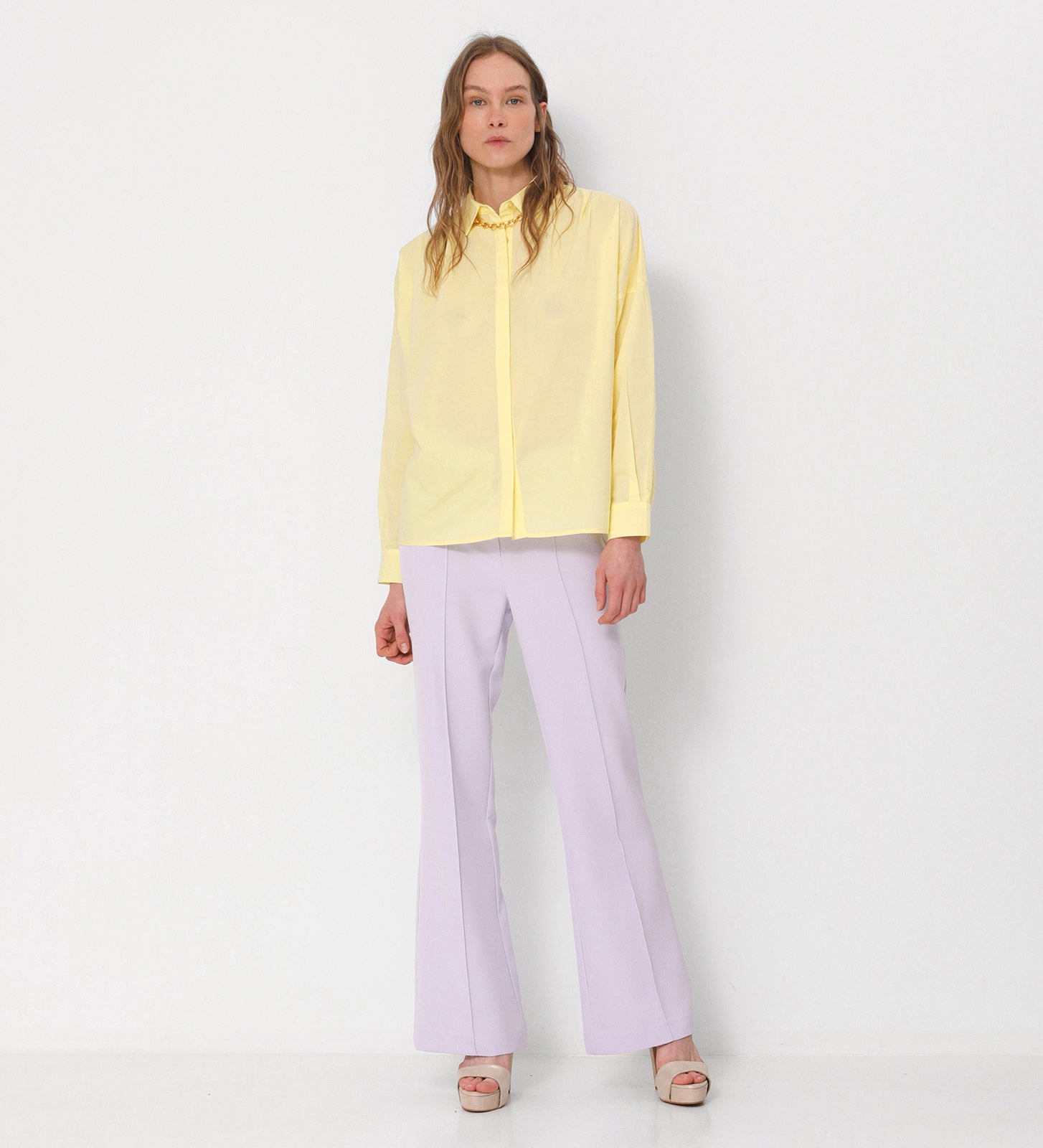 Oversize cotton shirt