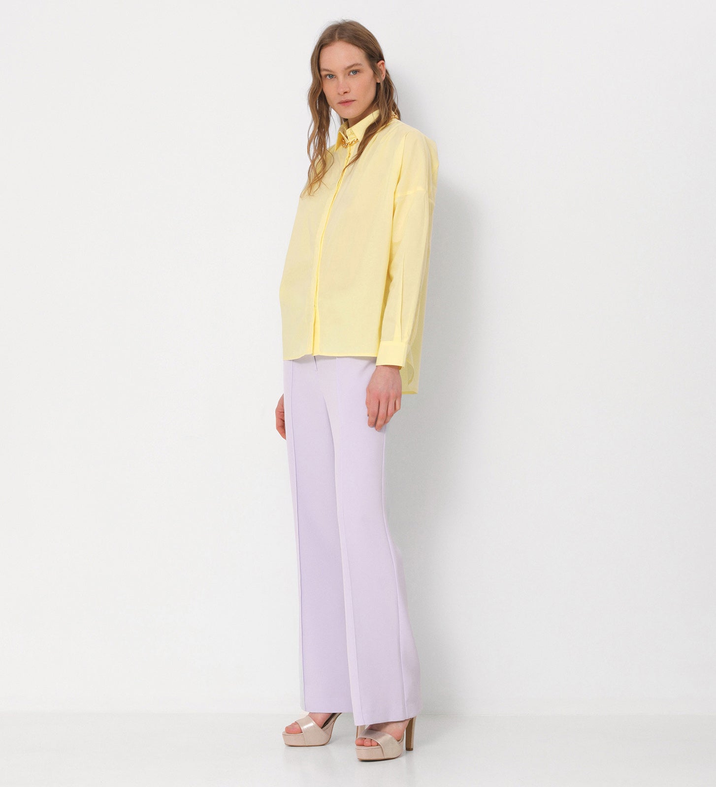 Oversize cotton shirt