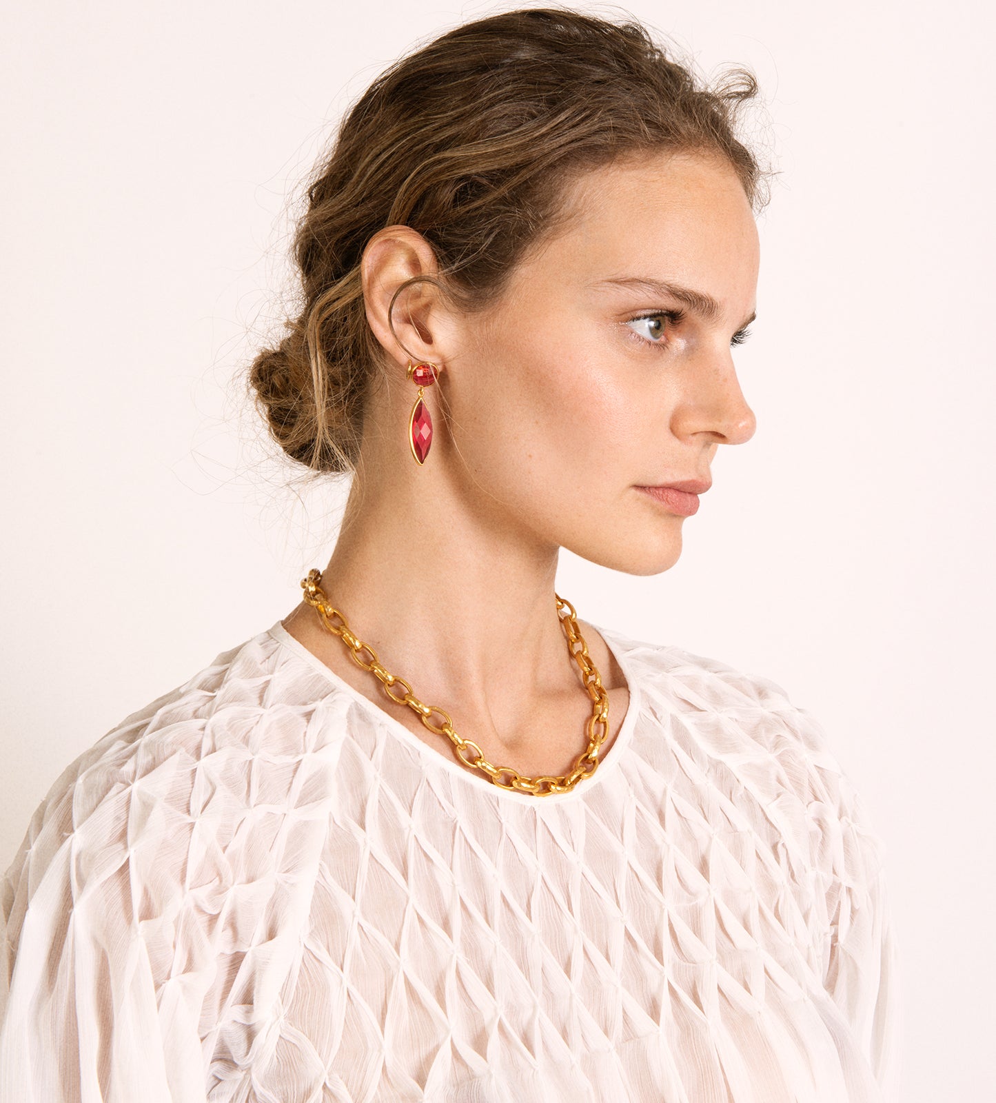 Boucles d'oreilles en pierre de larme