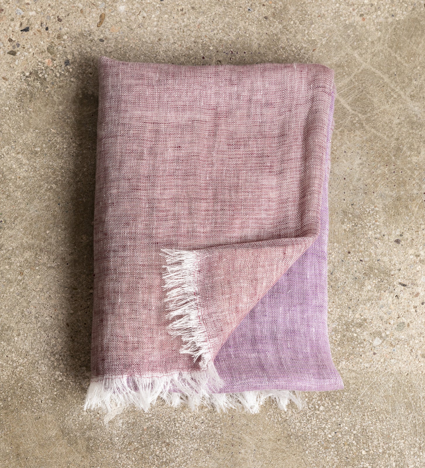 Foulard en lin dégradé