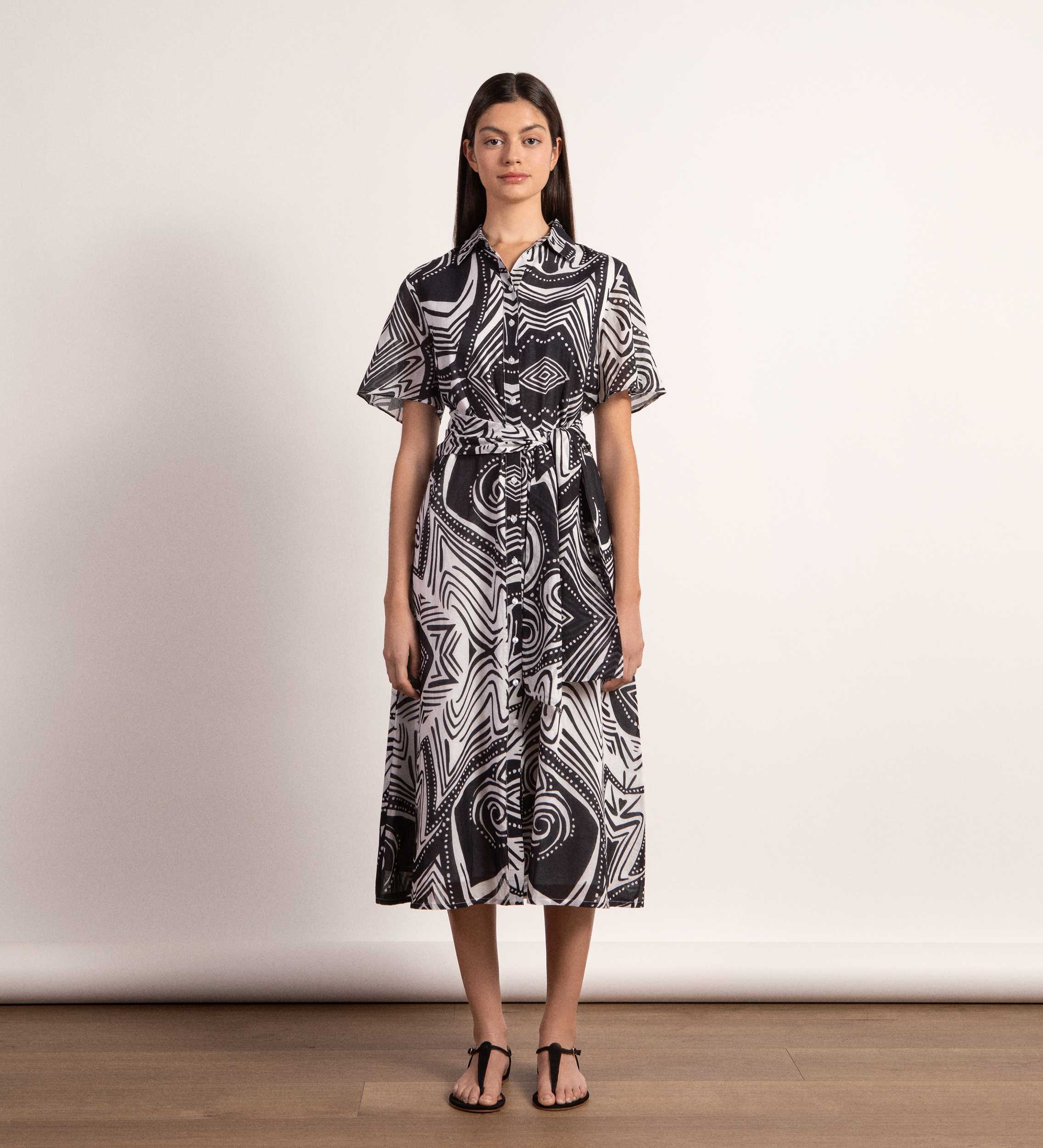 Robe chemise longue