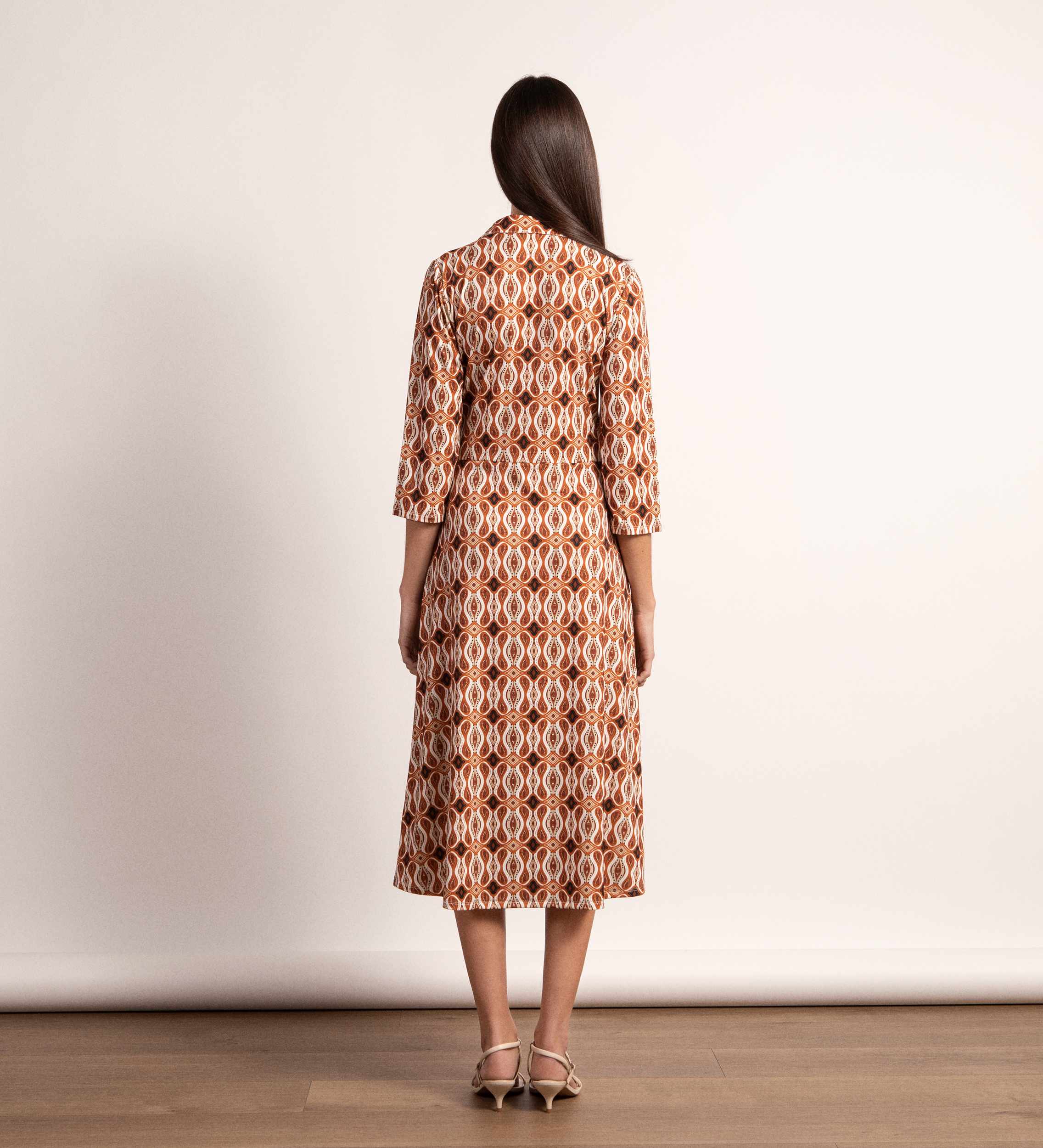 Robe midi en maille