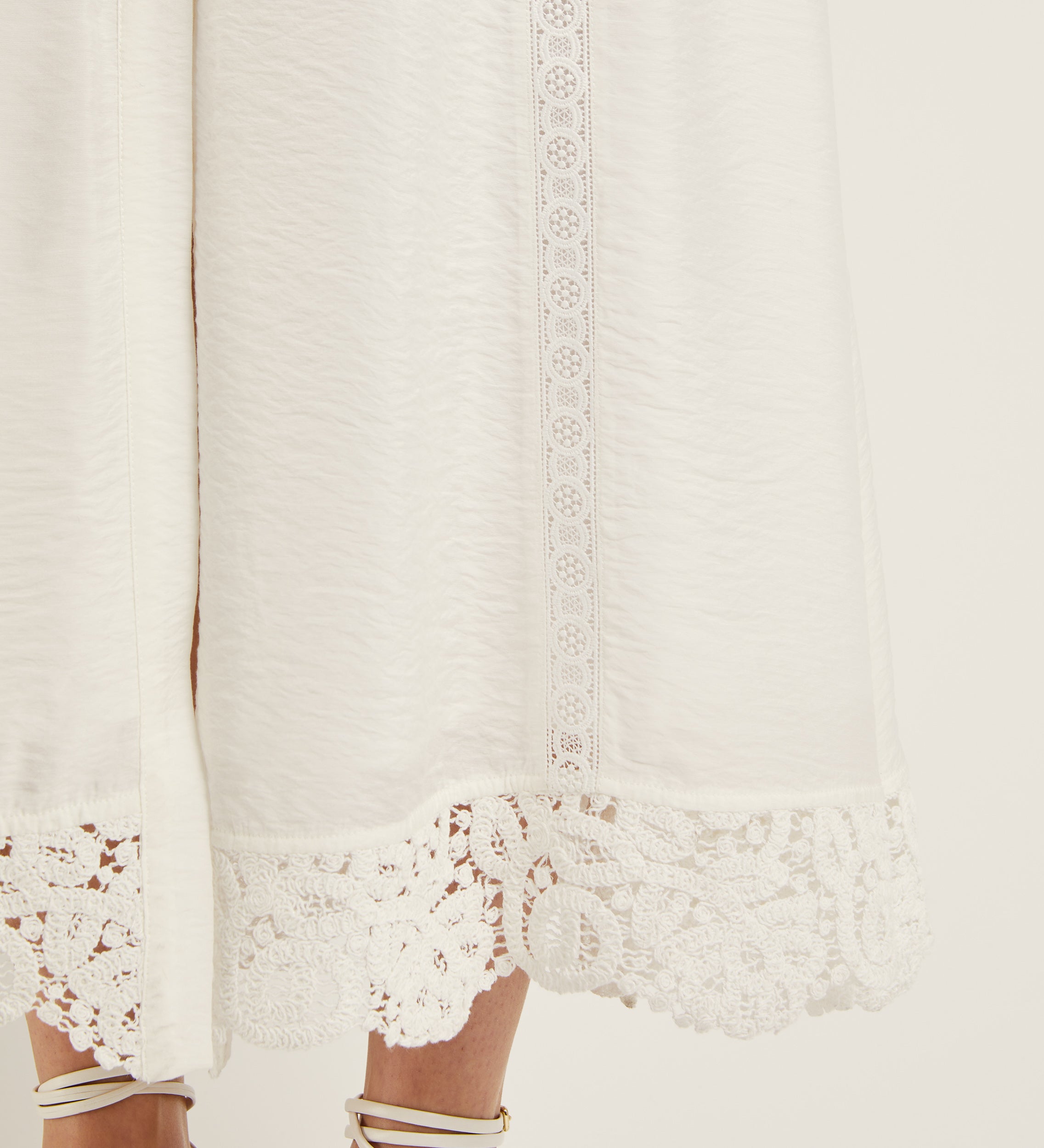 Robe longue en soie