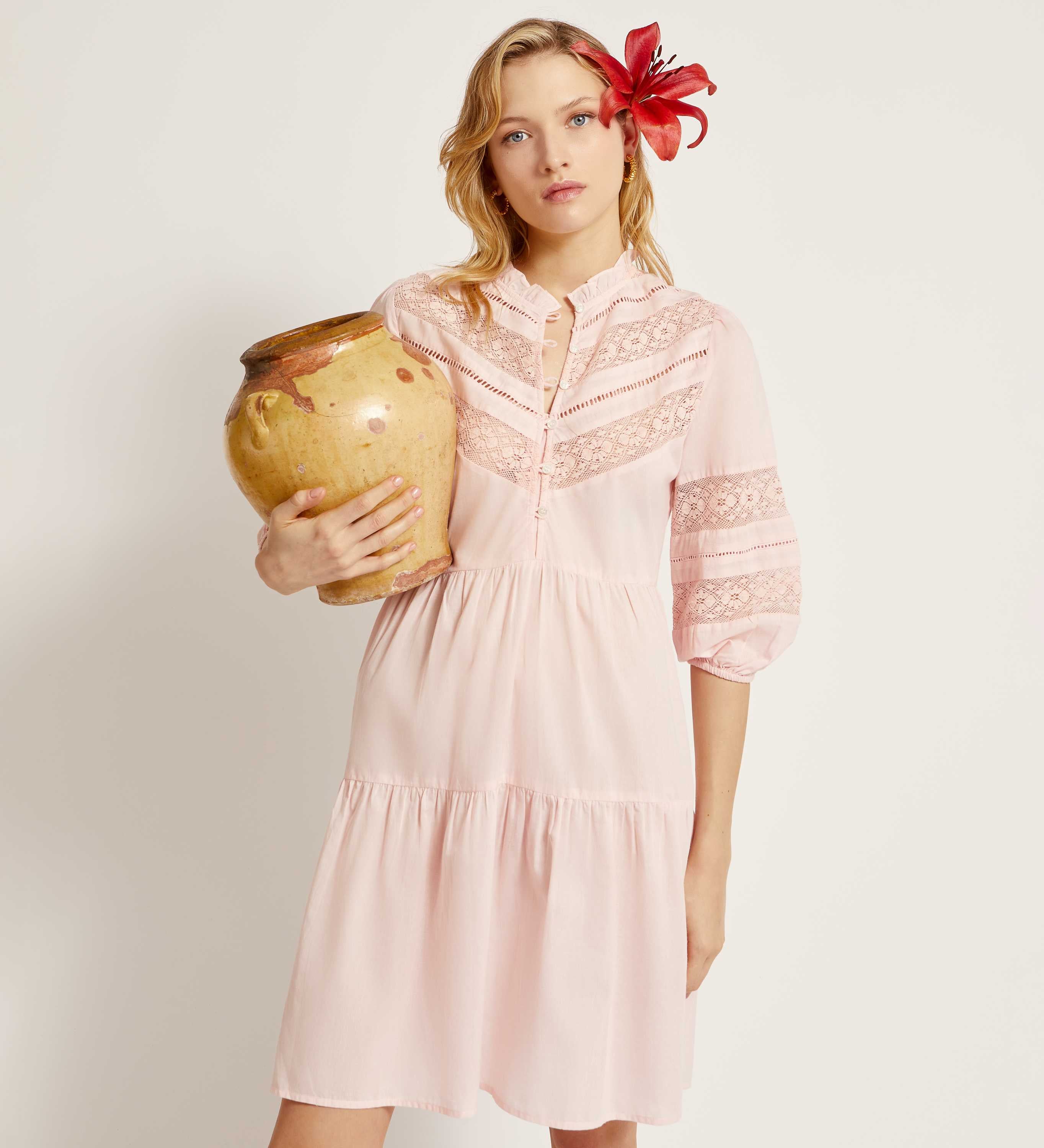Vestido fluido midi