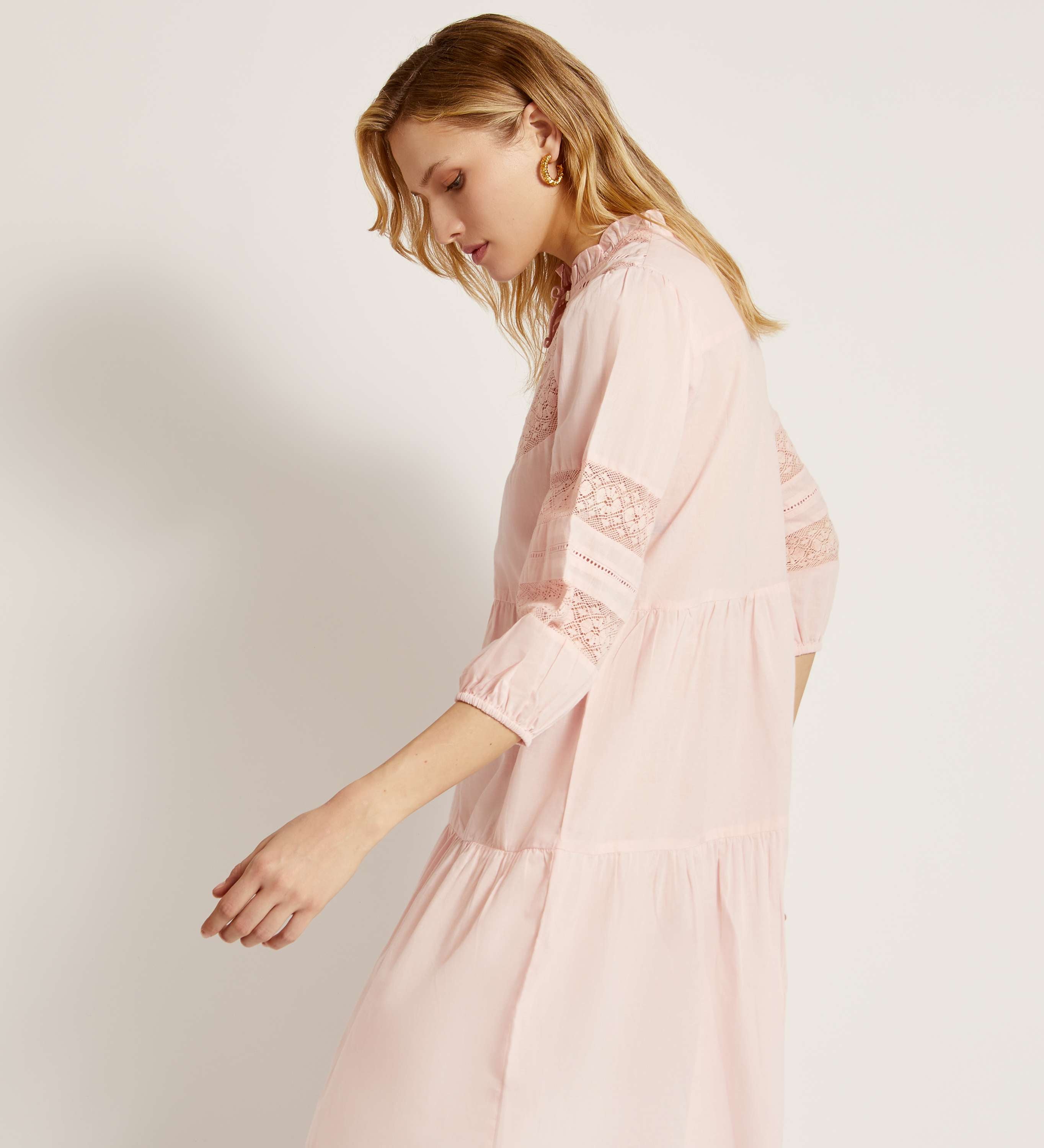 Vestido fluido midi