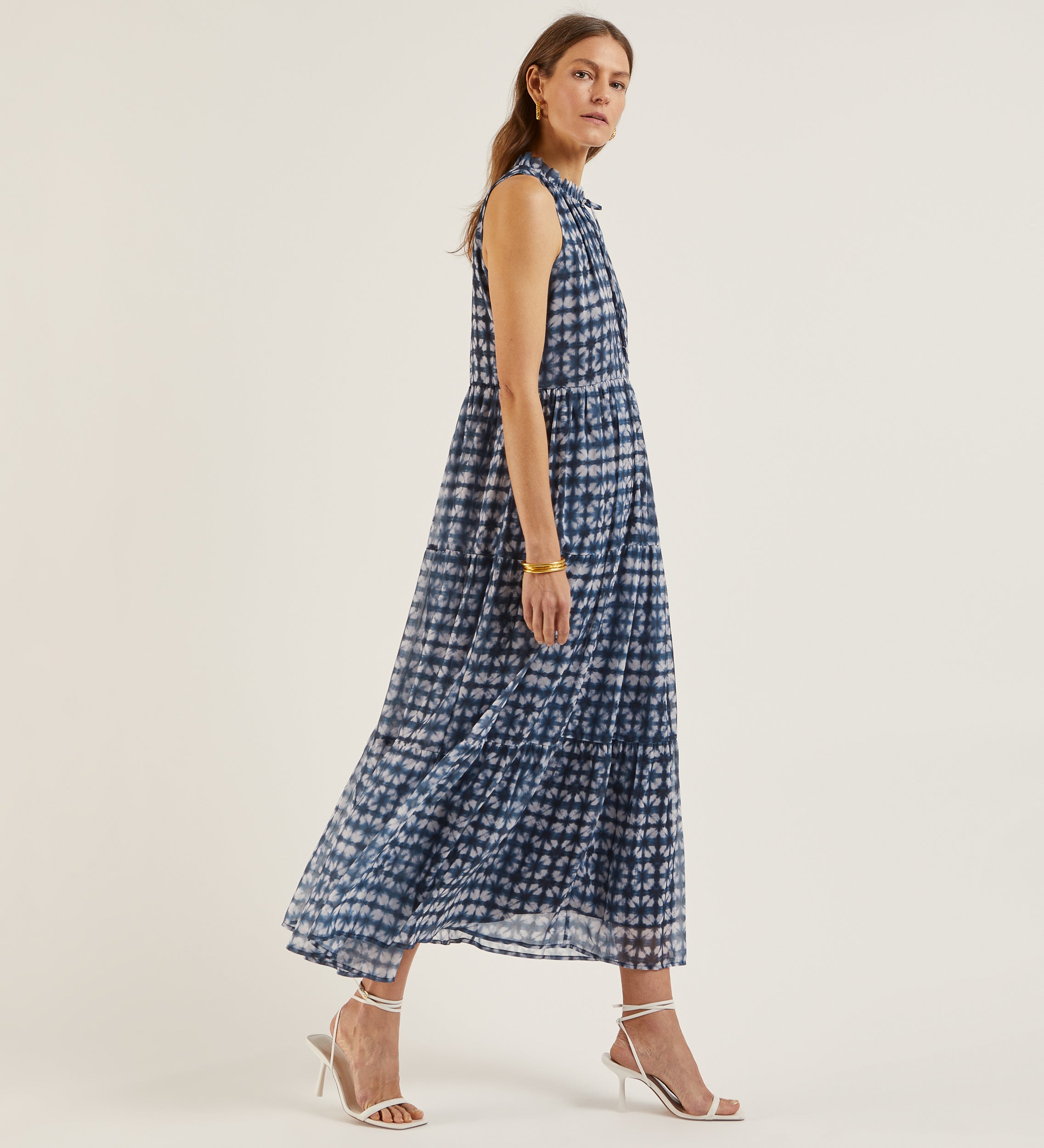 Printed flats dress